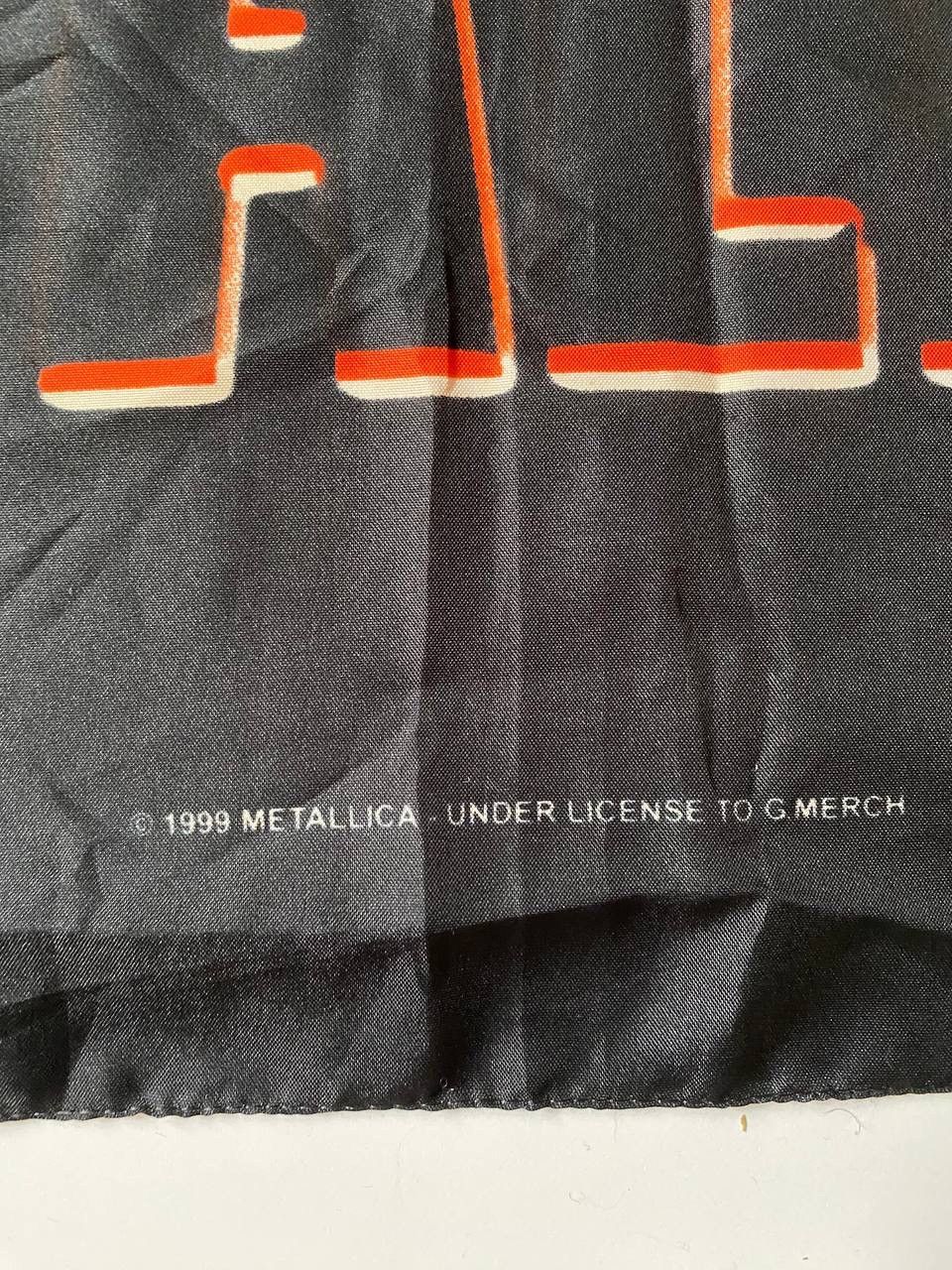 Metallica Vintage big logo Metallica Scarf 1999 Size ONE SIZE - 3 Thumbnail