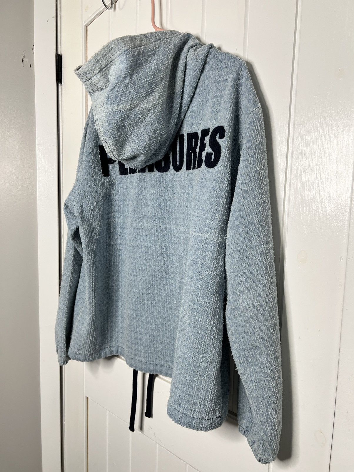Pleasures Pleasures Expand Poncho (Blue) Hoodie - Size Medium Size US M / EU 48-50 / 2 - 7 Thumbnail