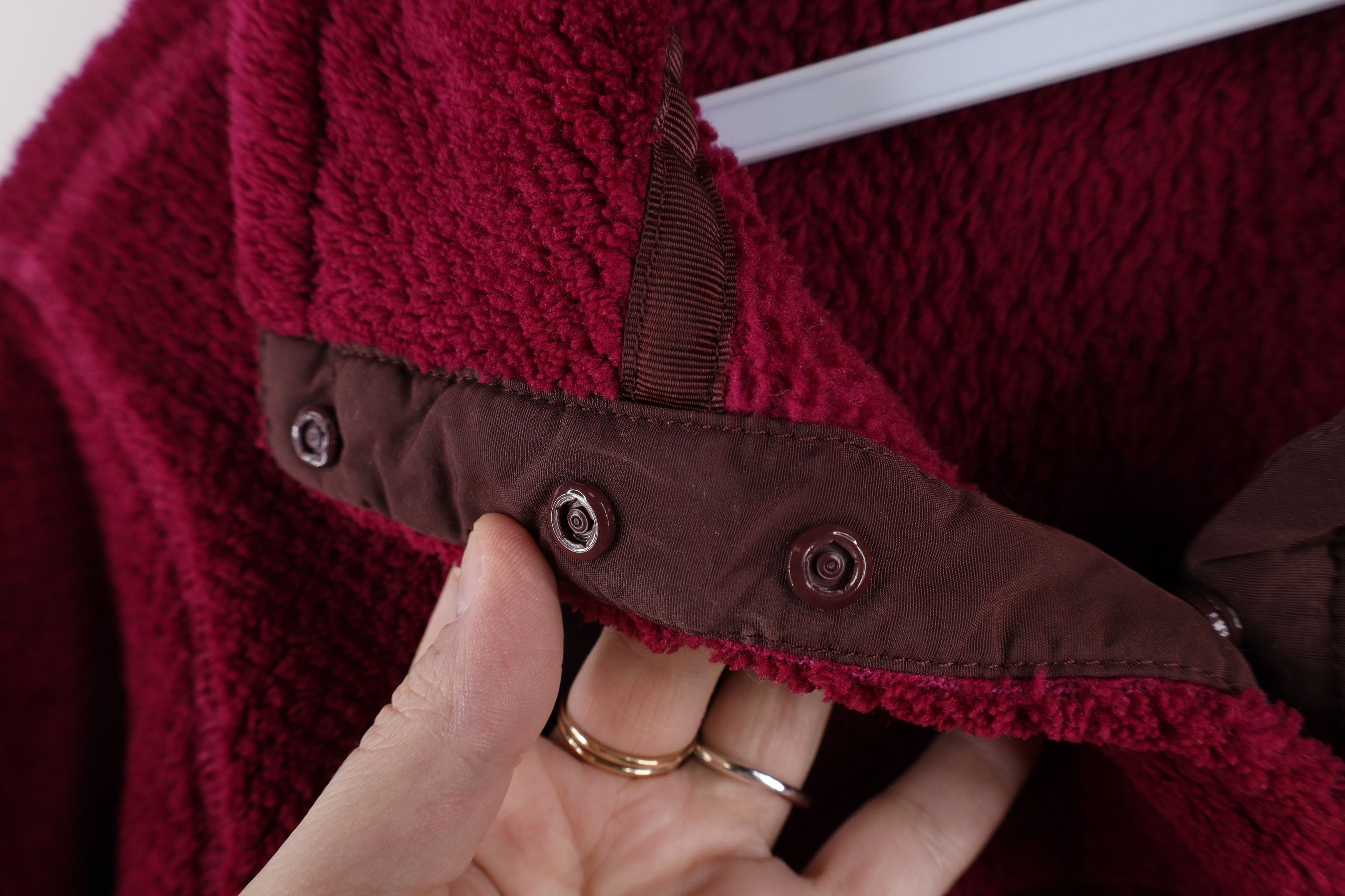 Patagonia × Vintage Patagonia Re Tool Snap T Fleece Pullover Sweater Purple Size M / US 6-8 / IT 42-44 - 9 Thumbnail