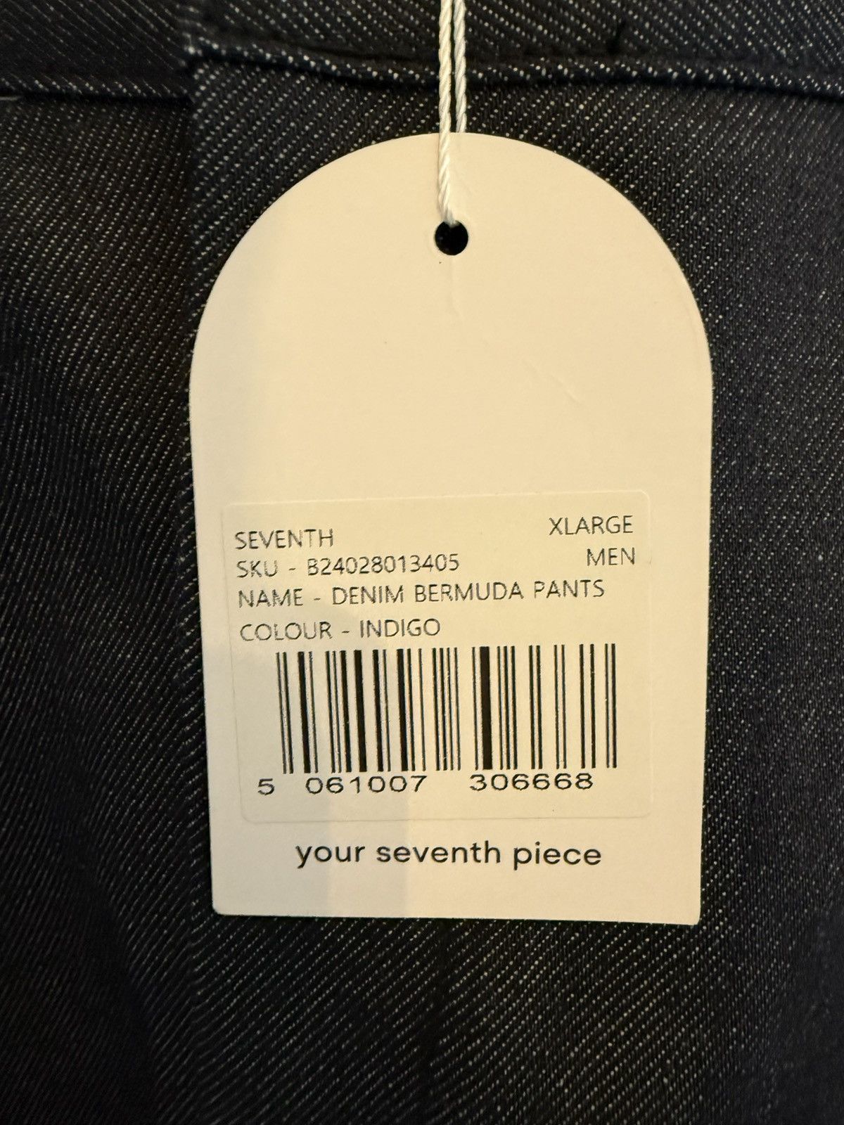 Seventh Seventh Stores Denim 440 Bermuda Jeans in Indigo Size US 34 / EU 50 - 4 Thumbnail