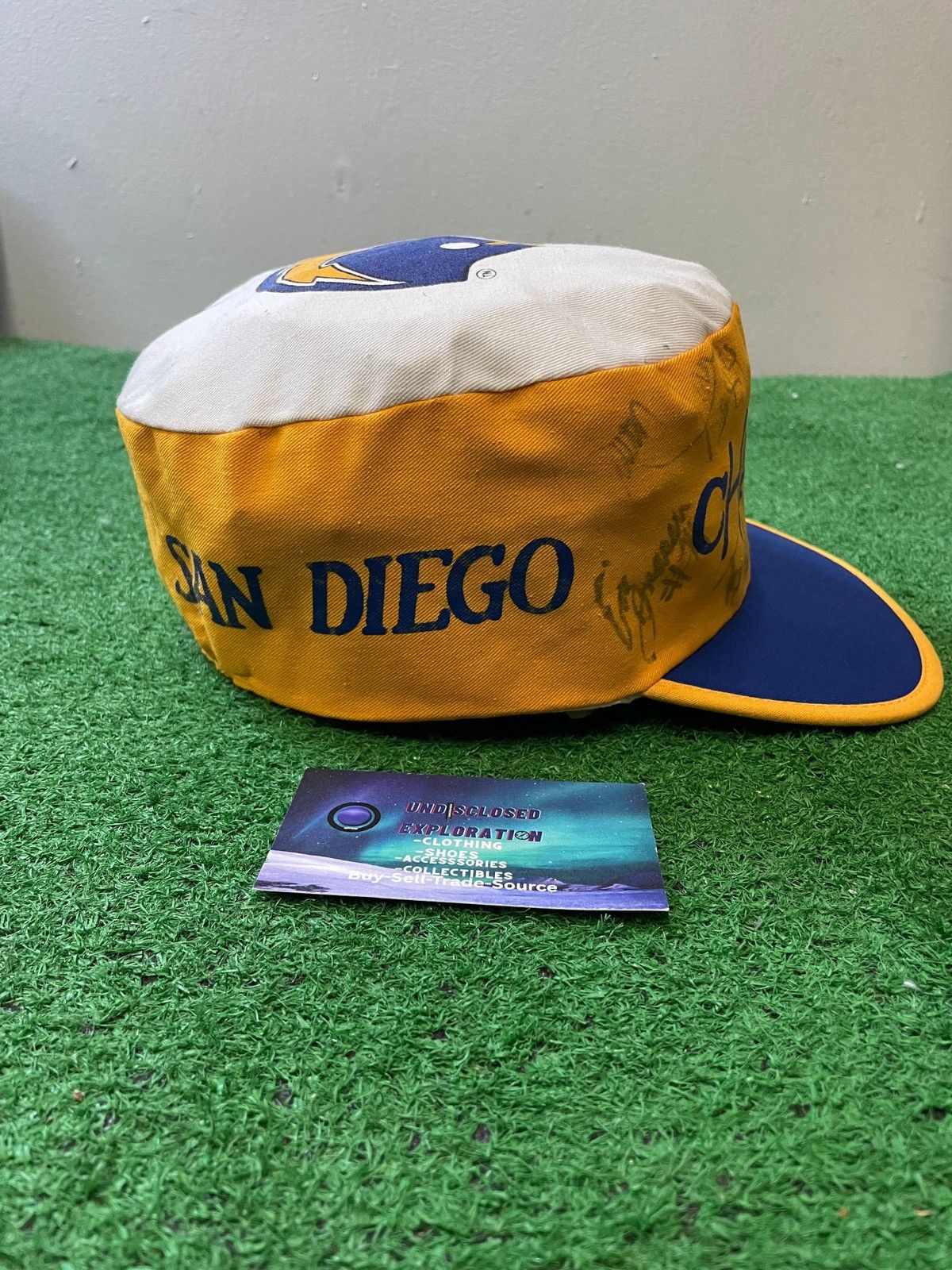 NFL Vintage 1980s San Diego Chargers NFL painters hat Size ONE SIZE - 2 Thumbnail
