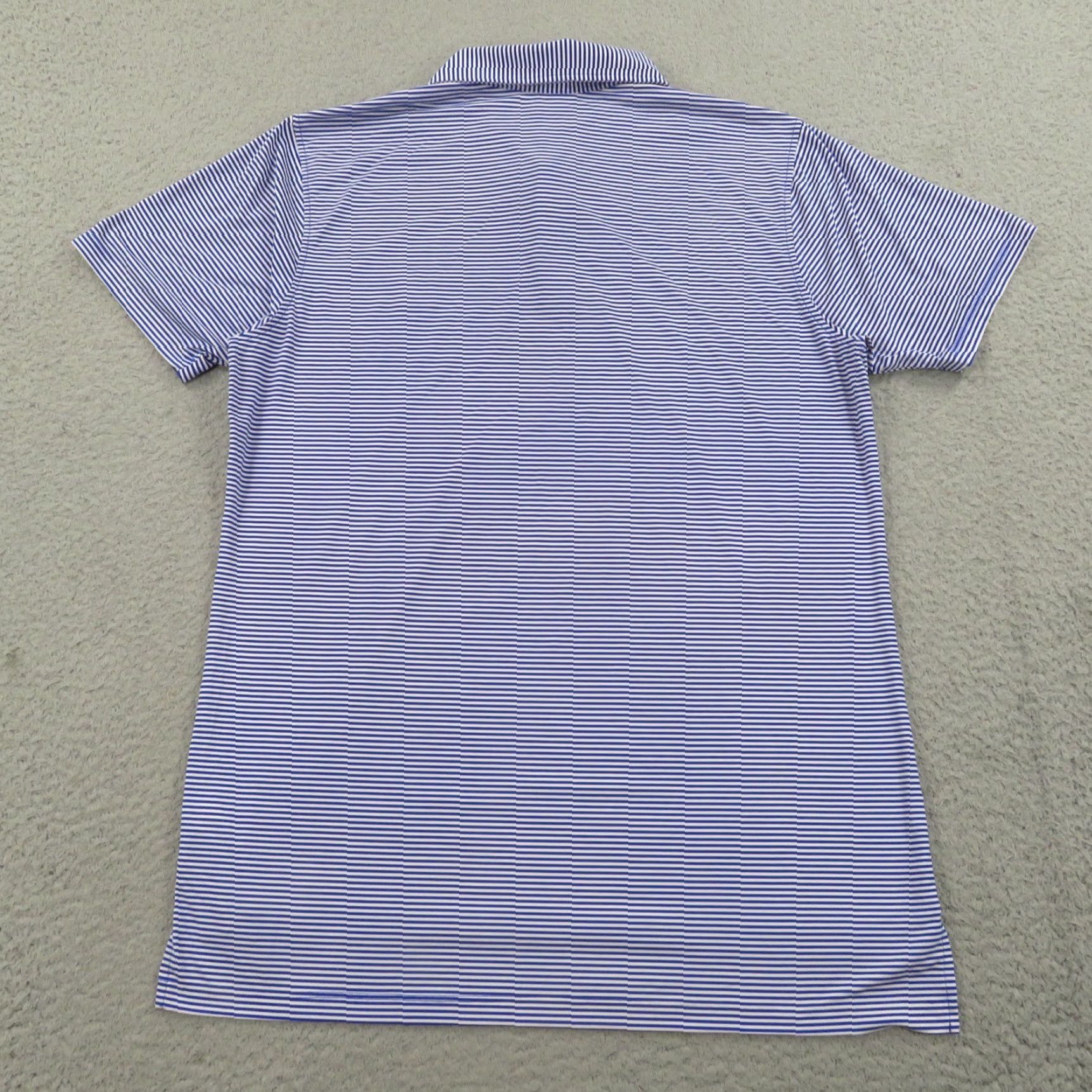 Vintage B Draddy Sport Polo Mens Blue White Small Made in USA CC Performance Golf Shirt Polo Shirt Mens Slim? Size US S / EU 44-46 / 1 - 7 Thumbnail