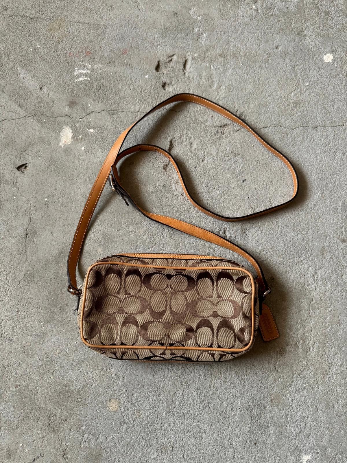 Coach Coach Signature Crossbody Bag Beige Size ONE SIZE - 3 Thumbnail