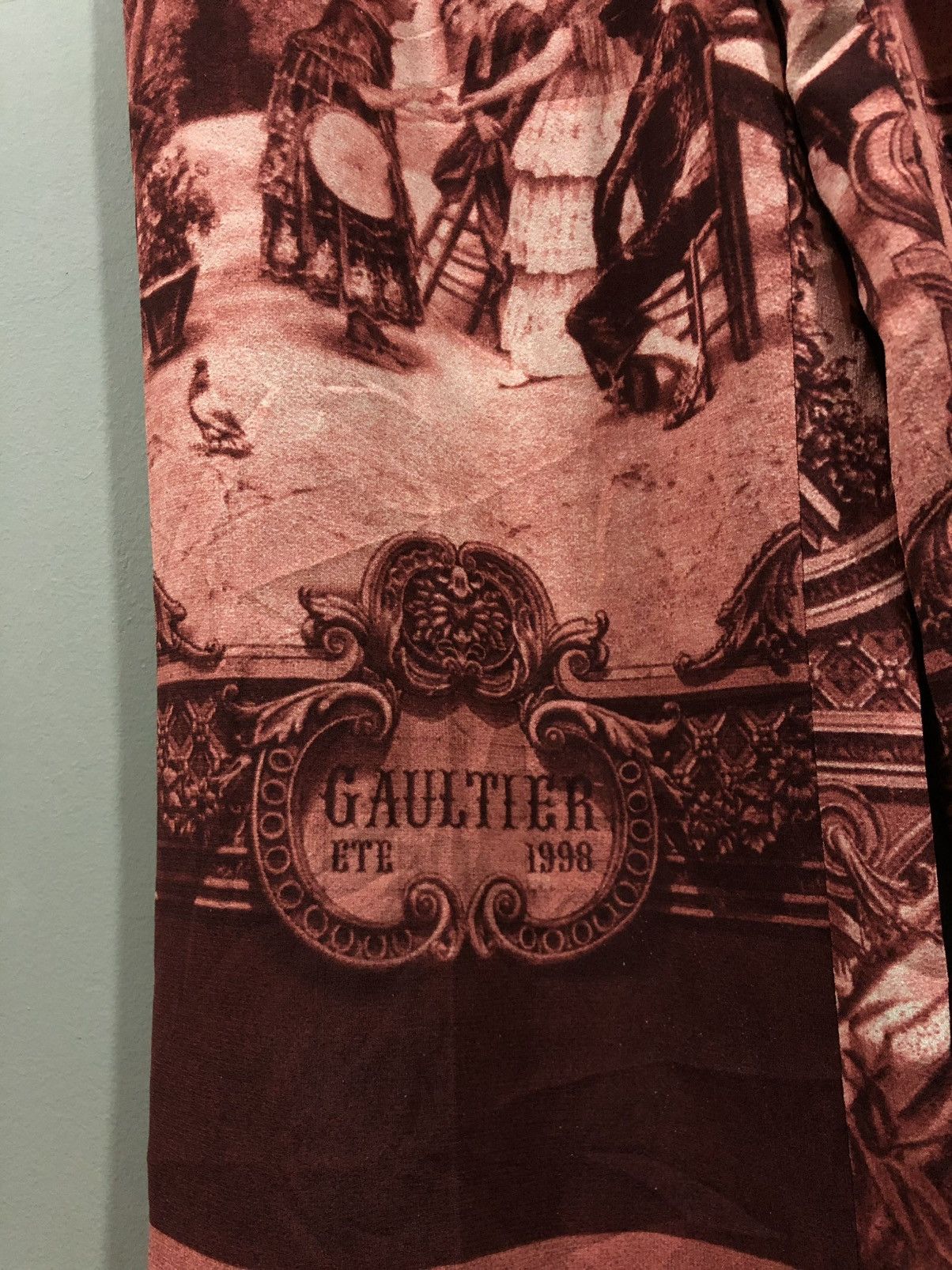 Jean Paul Gaultier Vintage 90s Jean Paul Gaultier "Frida Kahlo" Mesh Pants Size 25" / US 0 / IT 36 - 11 Thumbnail
