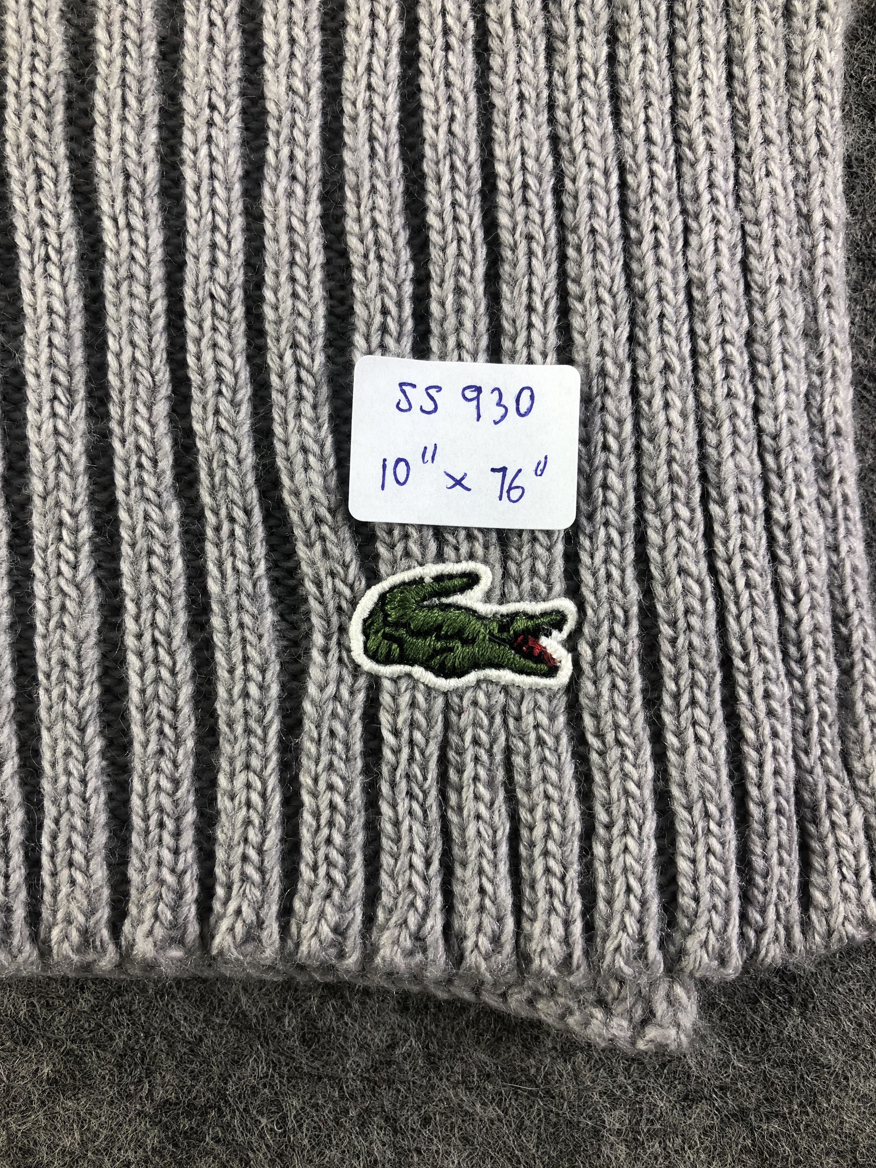 Lacoste Lacoste Wool Scarf / Muffler / Neckwear Size ONE SIZE - 4 Thumbnail
