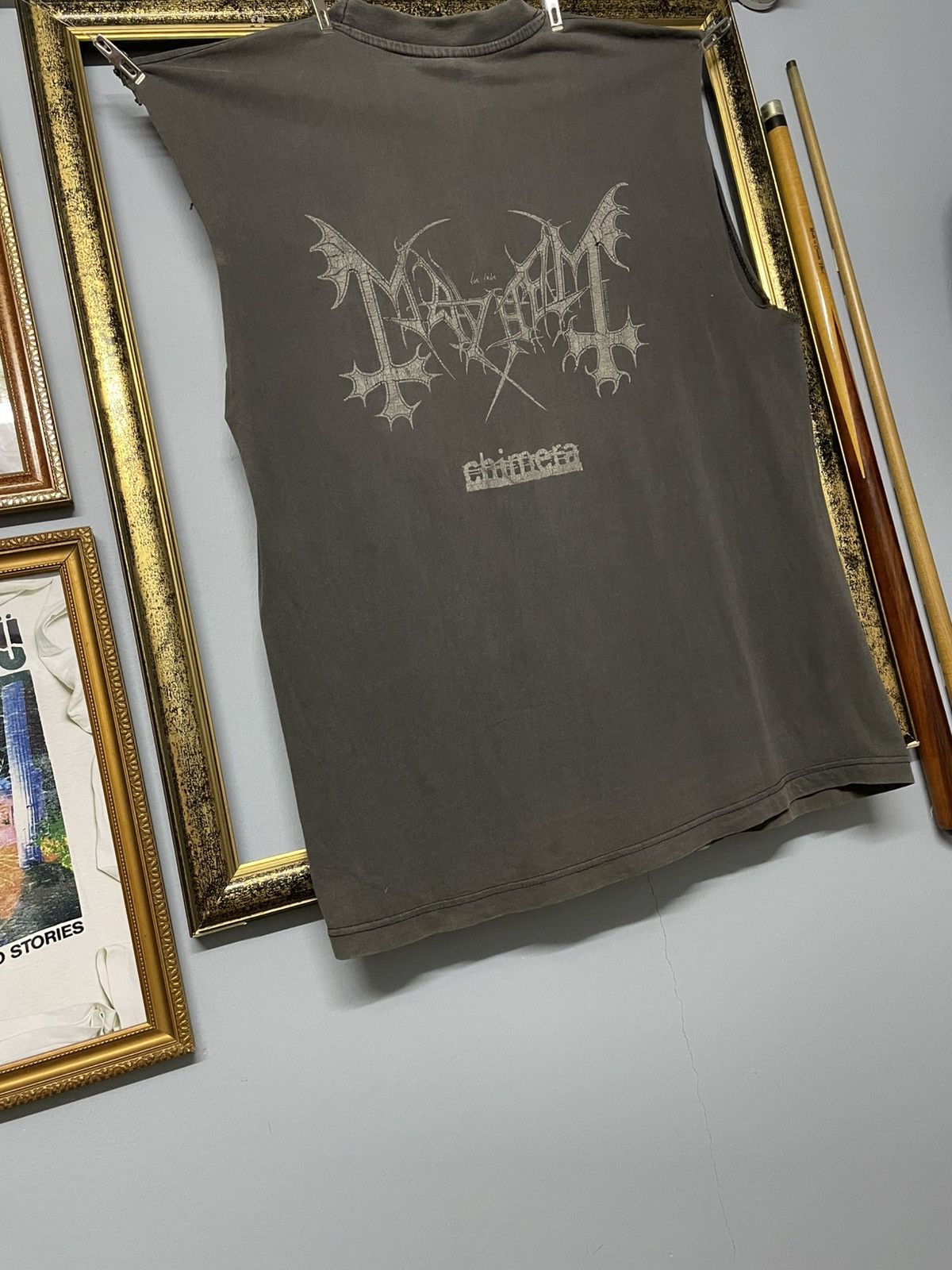 Vintage Vintage Original Band Tees Mayhem Chimera Sunfaded Sleeveles Size US XL / EU 56 / 4 - 11 Thumbnail