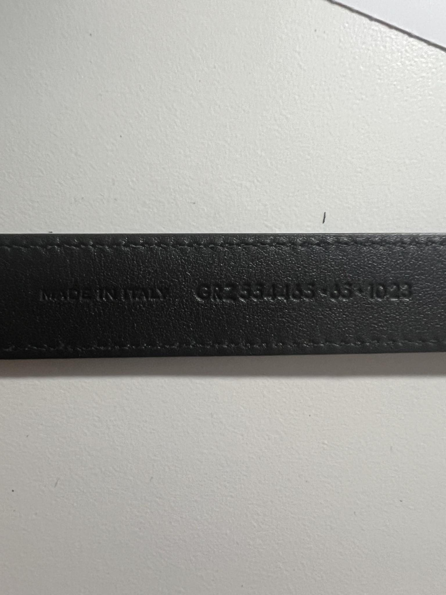 Yves Saint Laurent Saint Laurent YSL-monogram leather belt Size ONE SIZE - 9 Thumbnail