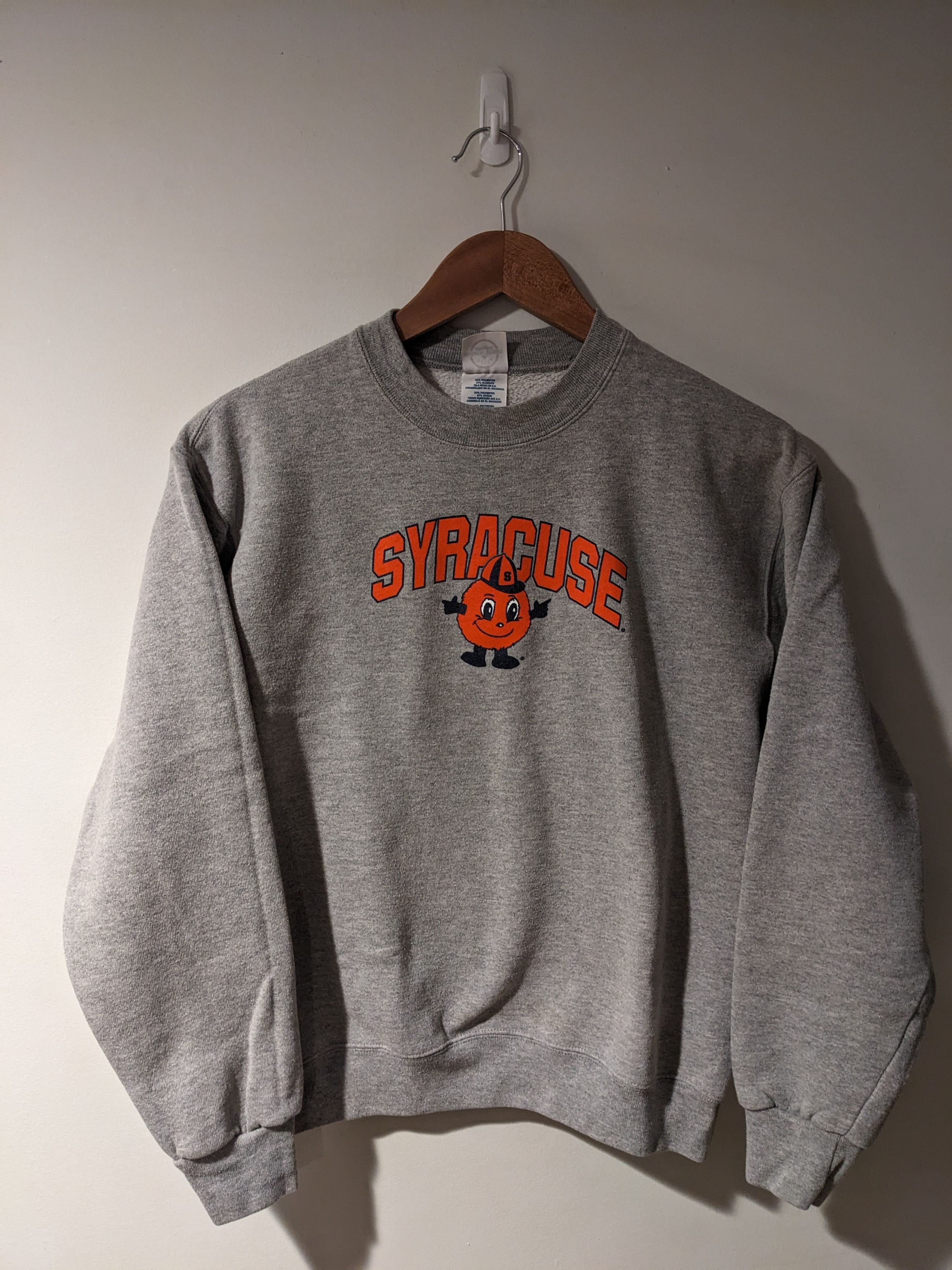 Vintage Vintage Y2K Syracuse University YOUTH Large Sweatshirt Size US L / EU 52-54 / 3 - 1 Thumbnail