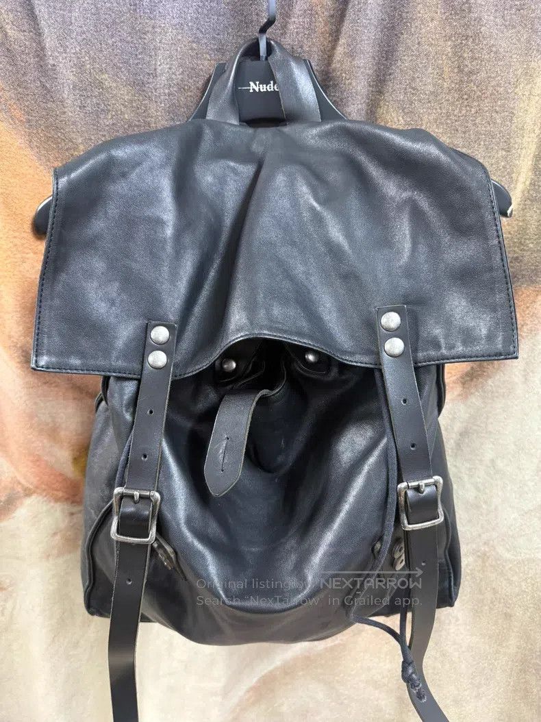 Yohji Yamamoto Yohji Yamamoto Horsehide Backpack Size ONE SIZE - 5 Thumbnail