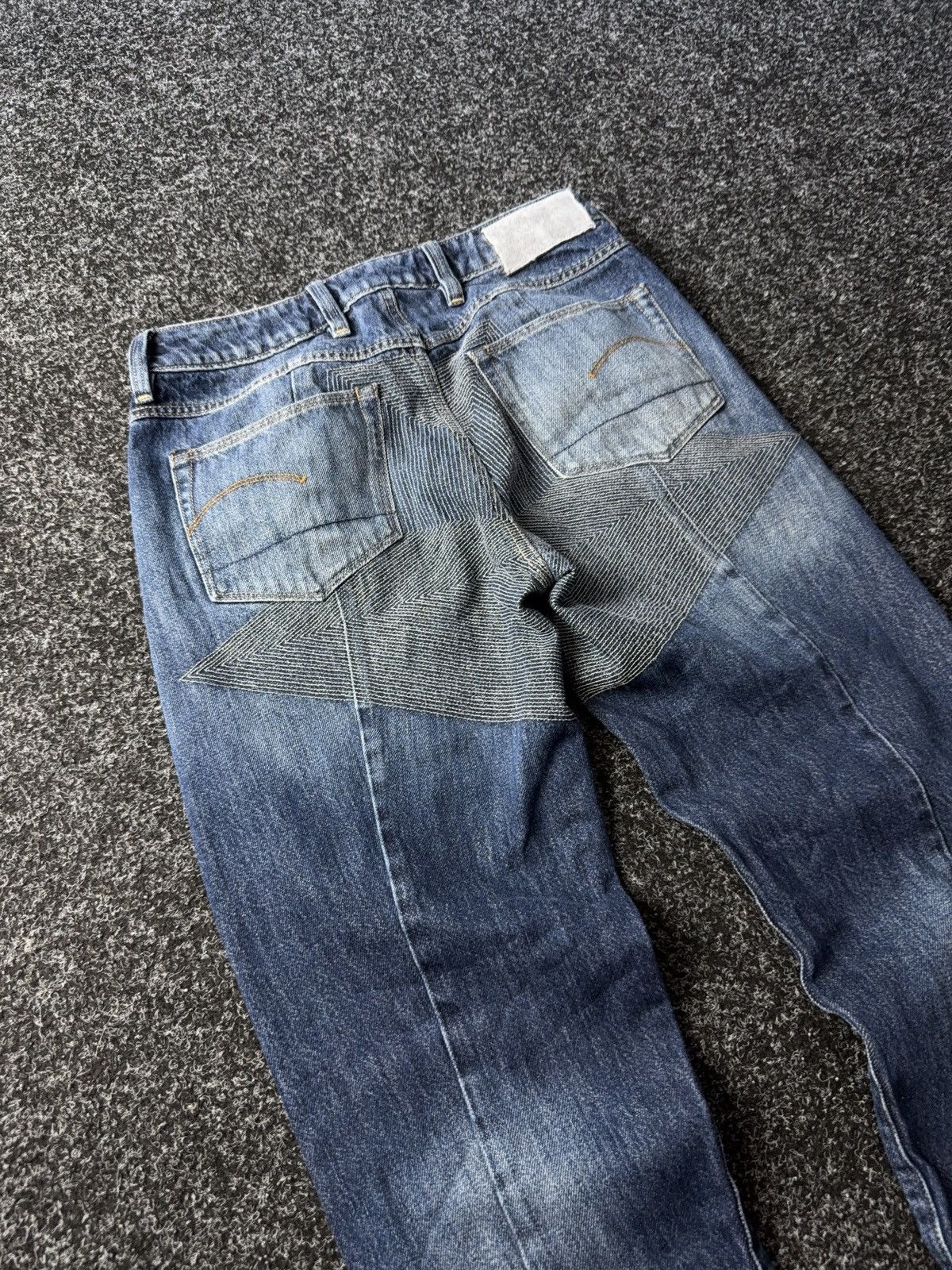 G-Star Vintage Retro Y2K 00s G-Star RAW Denim pants Jeans Size 27" / US 4 / IT 40 - 14 Thumbnail