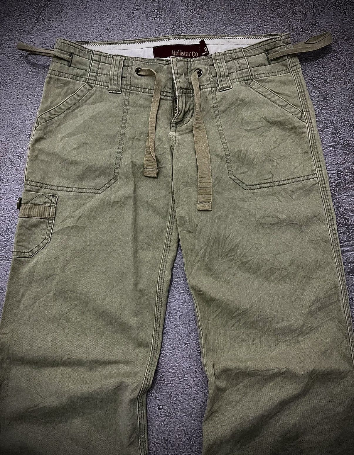 Hollister 2000s Hollister Flare Cargo Pants Goa LGB Ifsixwasnine Style Size US 30 / EU 46 - 2 Thumbnail