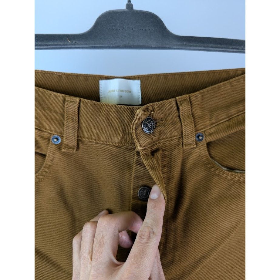Aime Leon Dore o1rshd1 Garment Dyed Straight Fit Denim in Tapenade Size US 32 / EU 48 - 7 Thumbnail