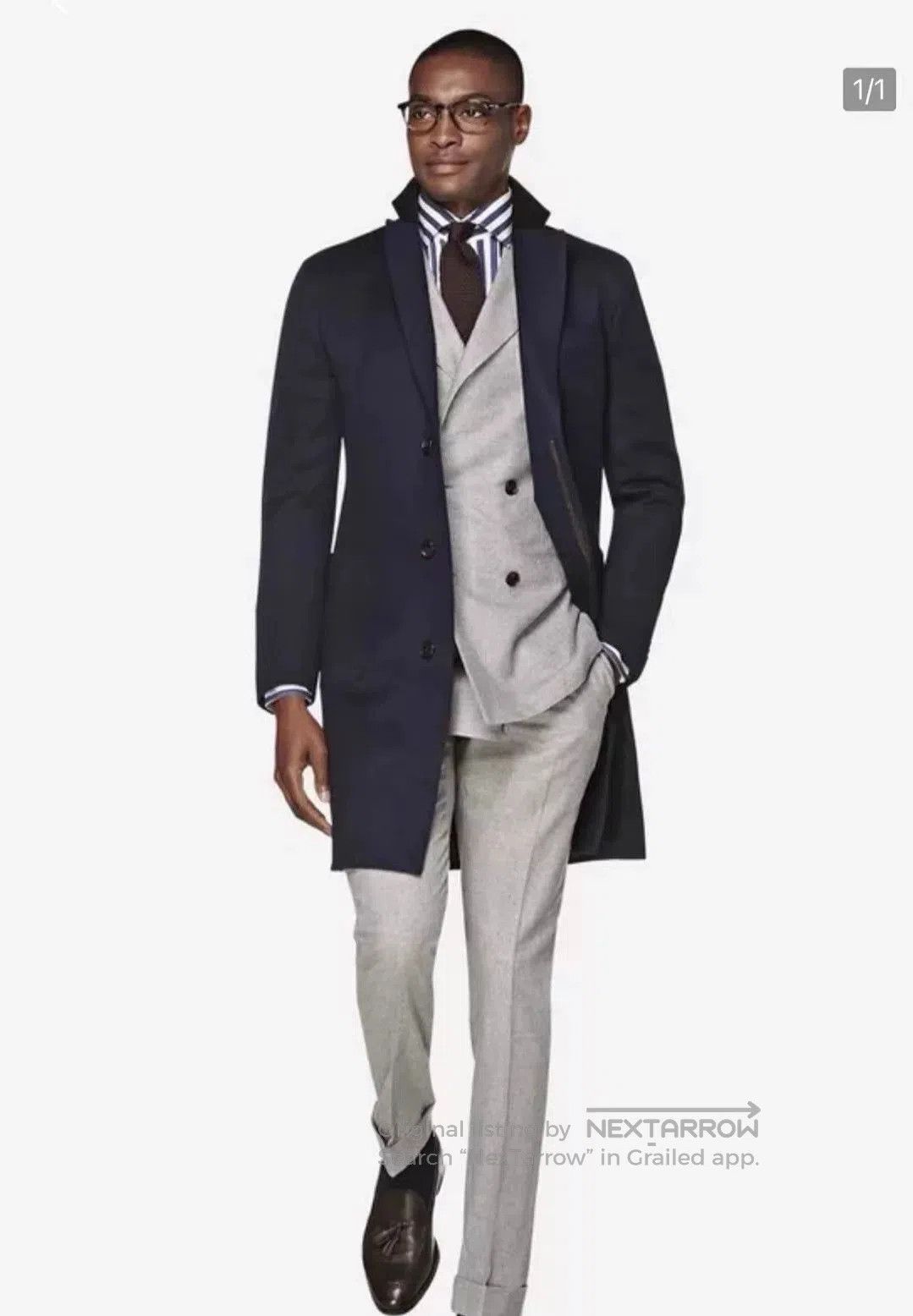 Suitsupply SUITSUPPLY Jort Wool Twill Coat. Size US S / EU 44-46 / 1 - 6 Thumbnail