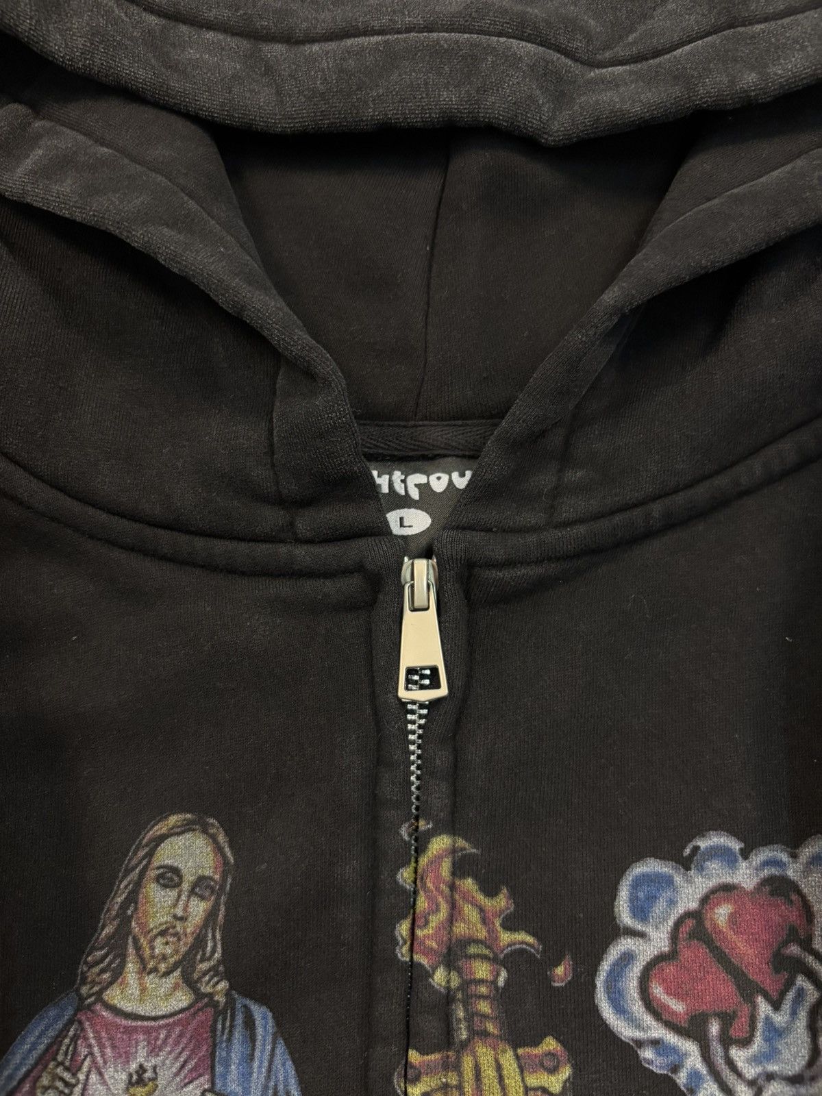 Other Righteous Risen King Zip Up Hoodie, Black Size US S / EU 44-46 / 1 - 7 Thumbnail