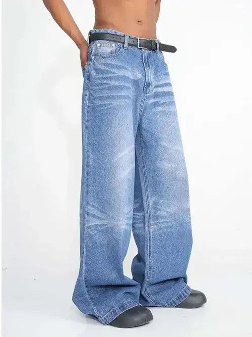 Other Distressed faded baggy flared pants Size US 32 / EU 48 - 4 Thumbnail