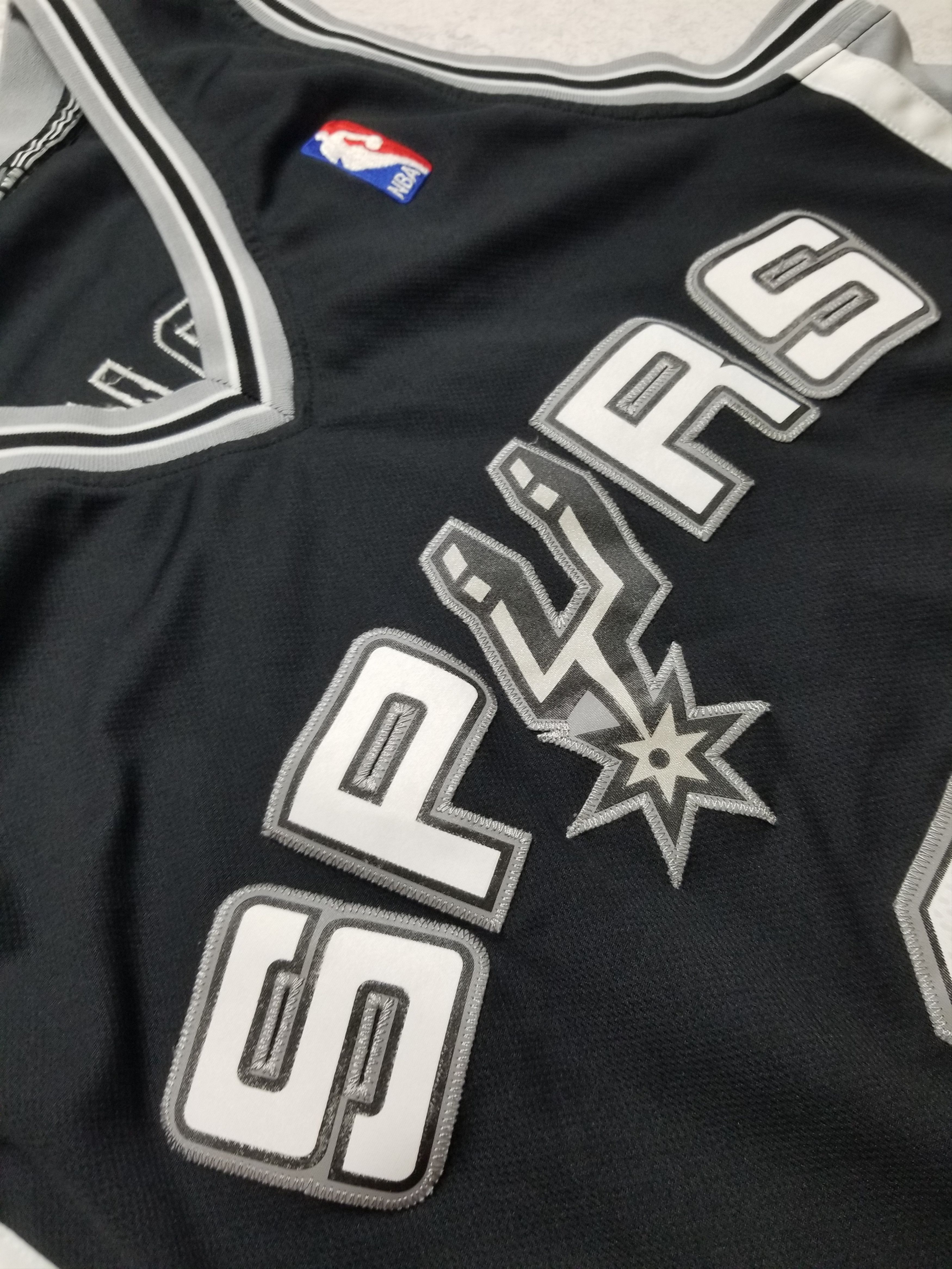 Adidas TONY PARKER #9 San Antonio Spurs NBA Swingman Sewn Jersey Size US M / EU 48-50 / 2 - 8 Thumbnail