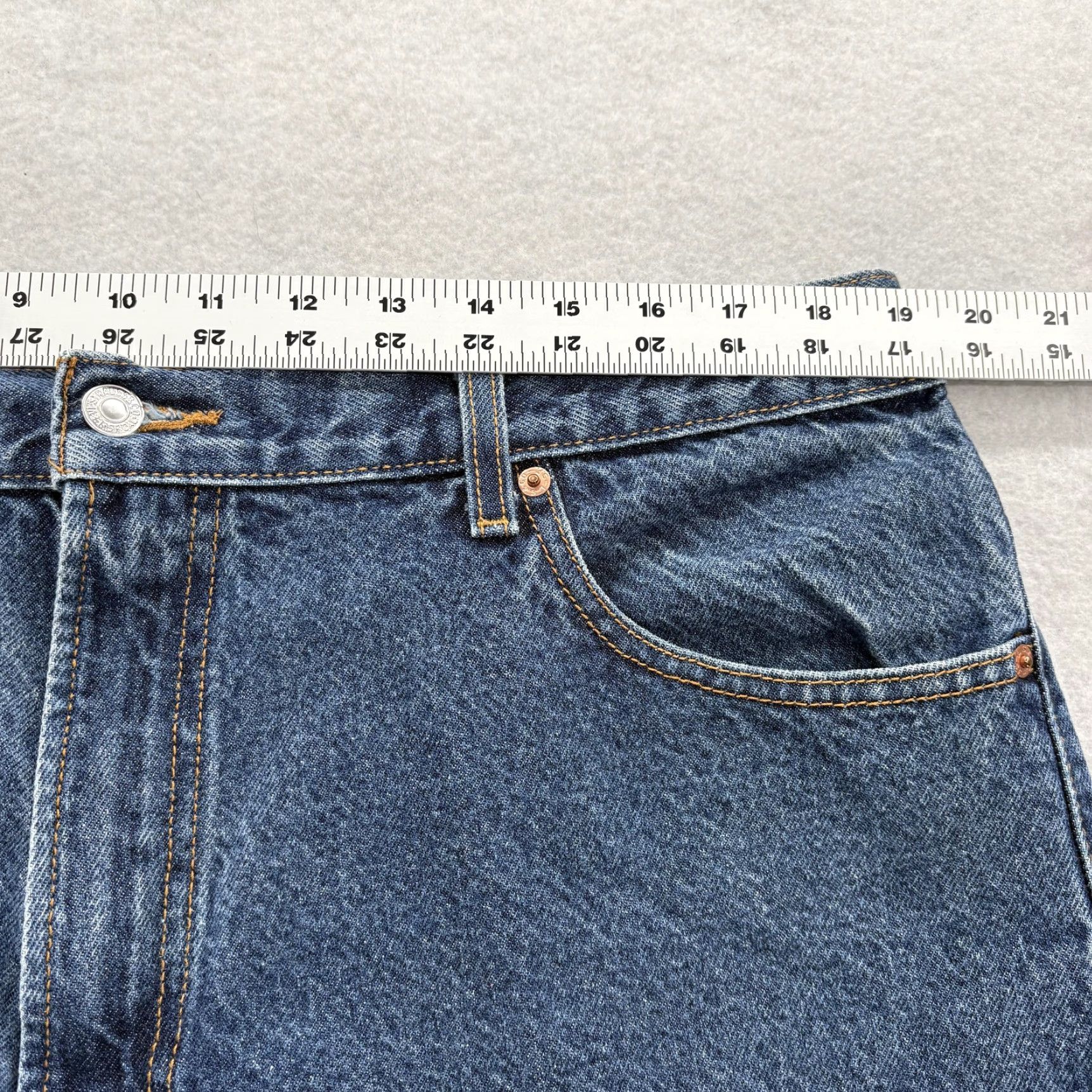 Levi's Levis 517 Jeans Mens 40x28 Blue Boot Cut Denim Medium Wash Western Cowboy Y2K Size US 40 / EU 56 - 6 Thumbnail