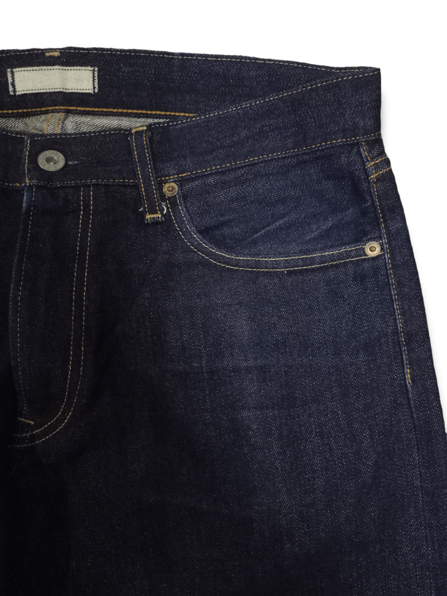 Uniqlo Vintage Uniqlo Selvedge Raw Denim Distressed Jeans Size US 33 - 5 Thumbnail