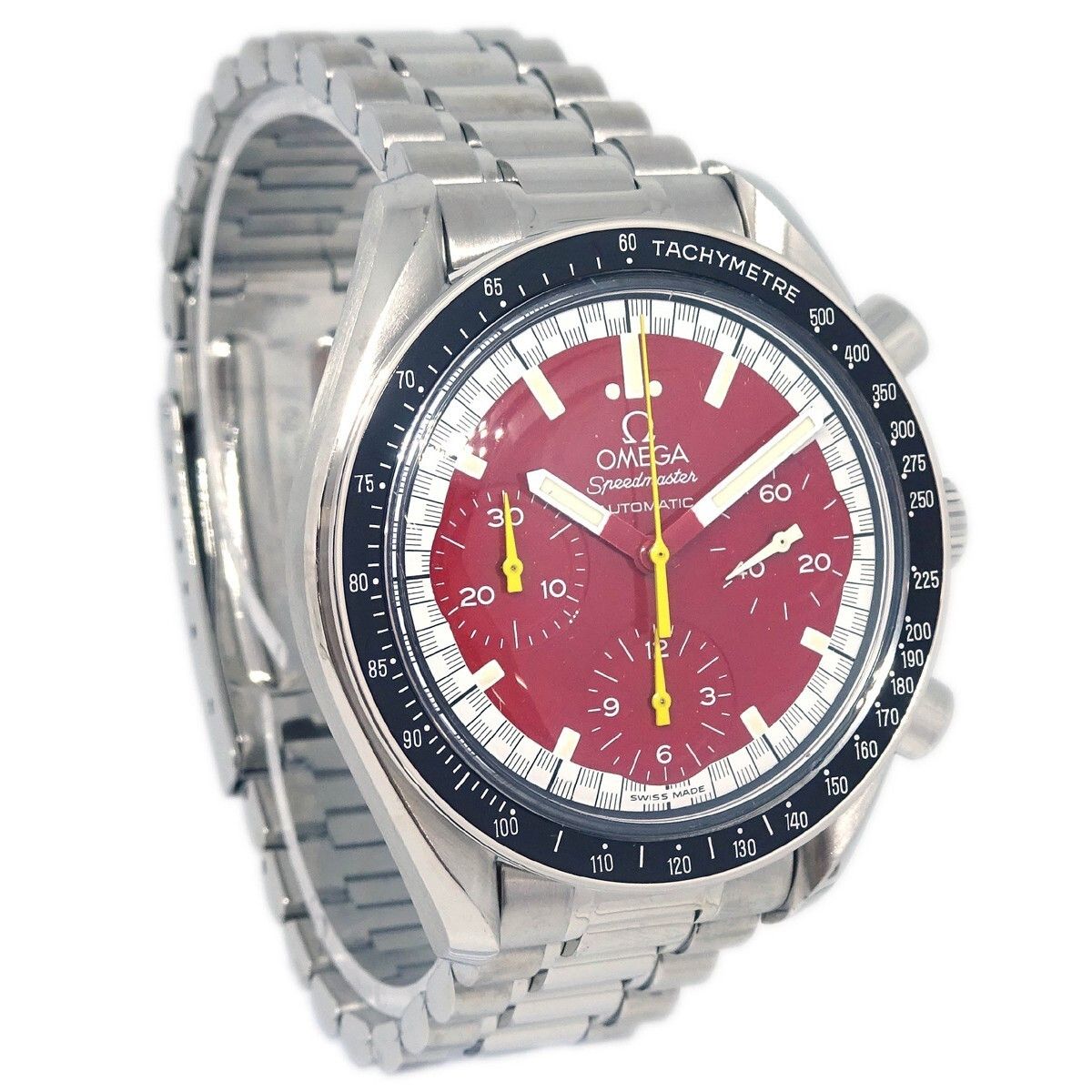 Omega Omega Speedmaster Michael Schumacher Chronograph Automatic Watch Stainless Steel Size ONE SIZE - 1 Thumbnail