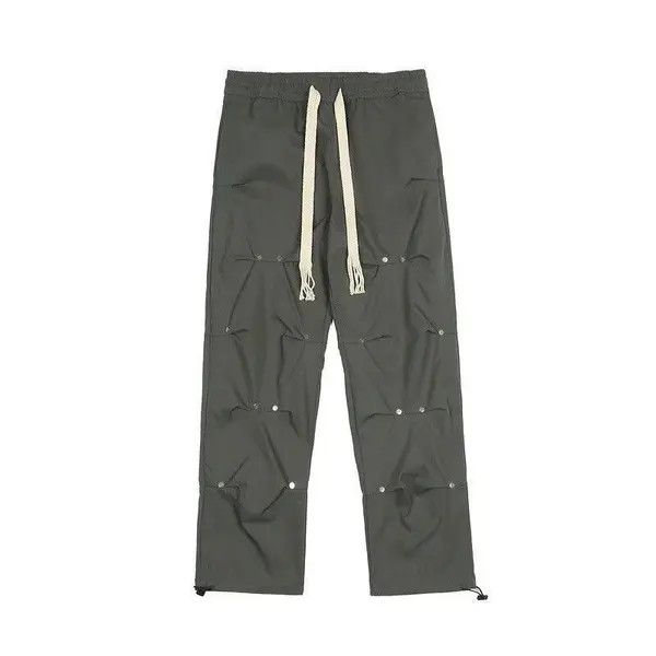 Japanese Brand Button Pleated Pants Cargo y2k streetwear Size US 30 / EU 46 - 4 Thumbnail