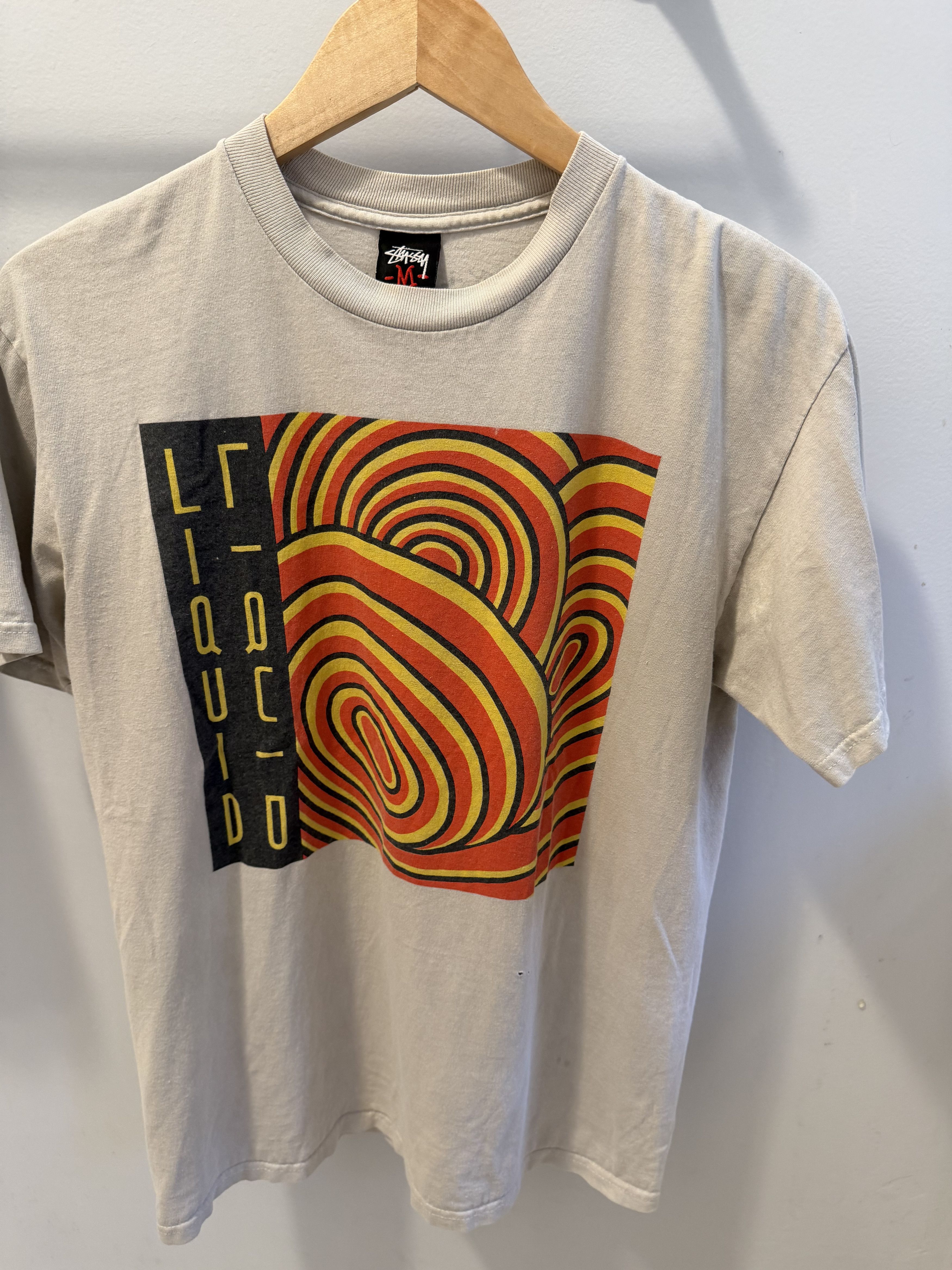 Stussy Stussy x Liquid Tee | Rare Collab / Vintage Liquid Graphics Size US M / EU 48-50 / 2 - 1 Thumbnail