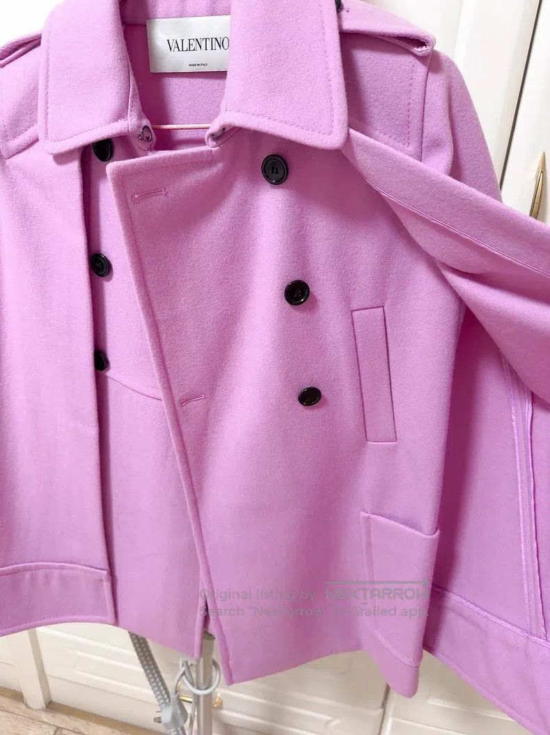Valentino Valentino woolen coat, cape coat Size XXS / US 00 / IT 34 - 3 Thumbnail