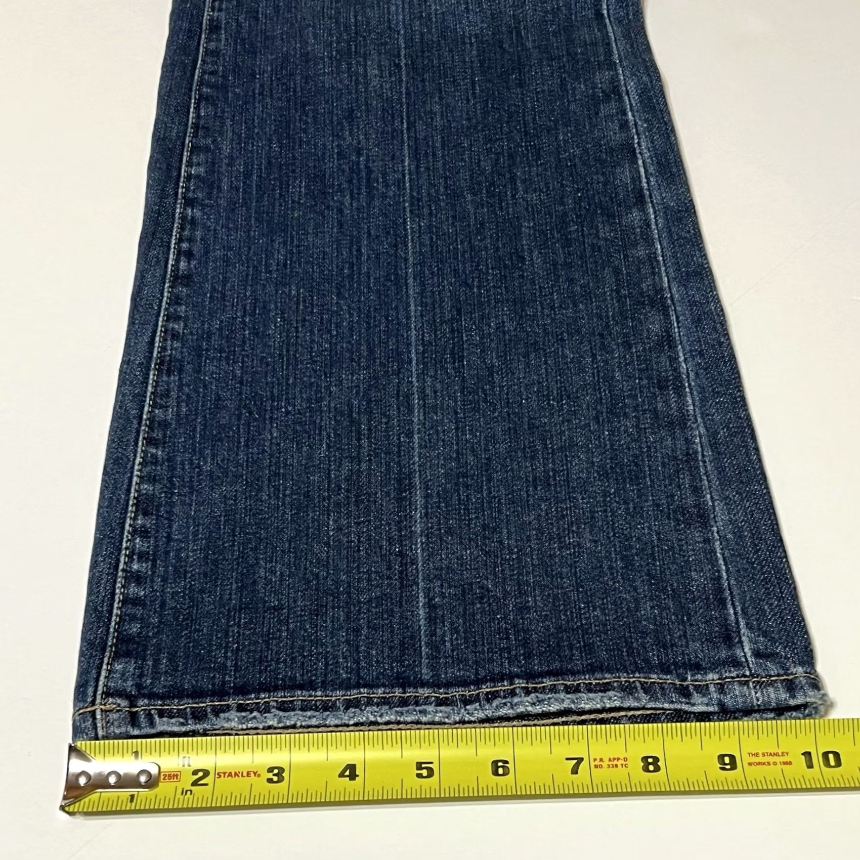 Paige Paige Jeans Womens Bootcut 5-Pocket Distressed Blue 32x34 Regular Size 30" / US 8 / IT 44 - 7 Thumbnail