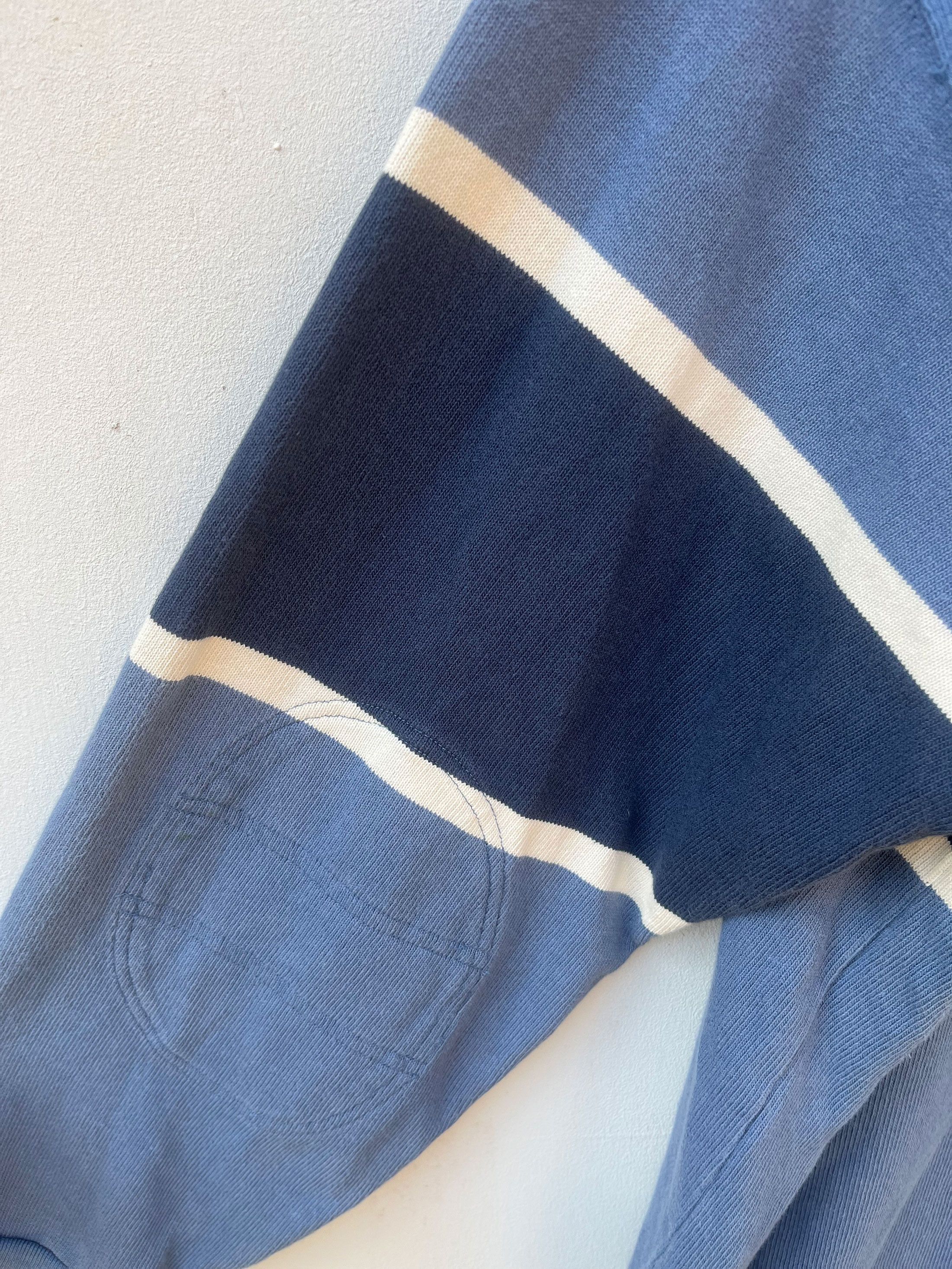 Polo Ralph Lauren Vintage Ralph Lauren Border Striped Rugby Polo 90s Rap Size US XL / EU 56 / 4 - 5 Thumbnail