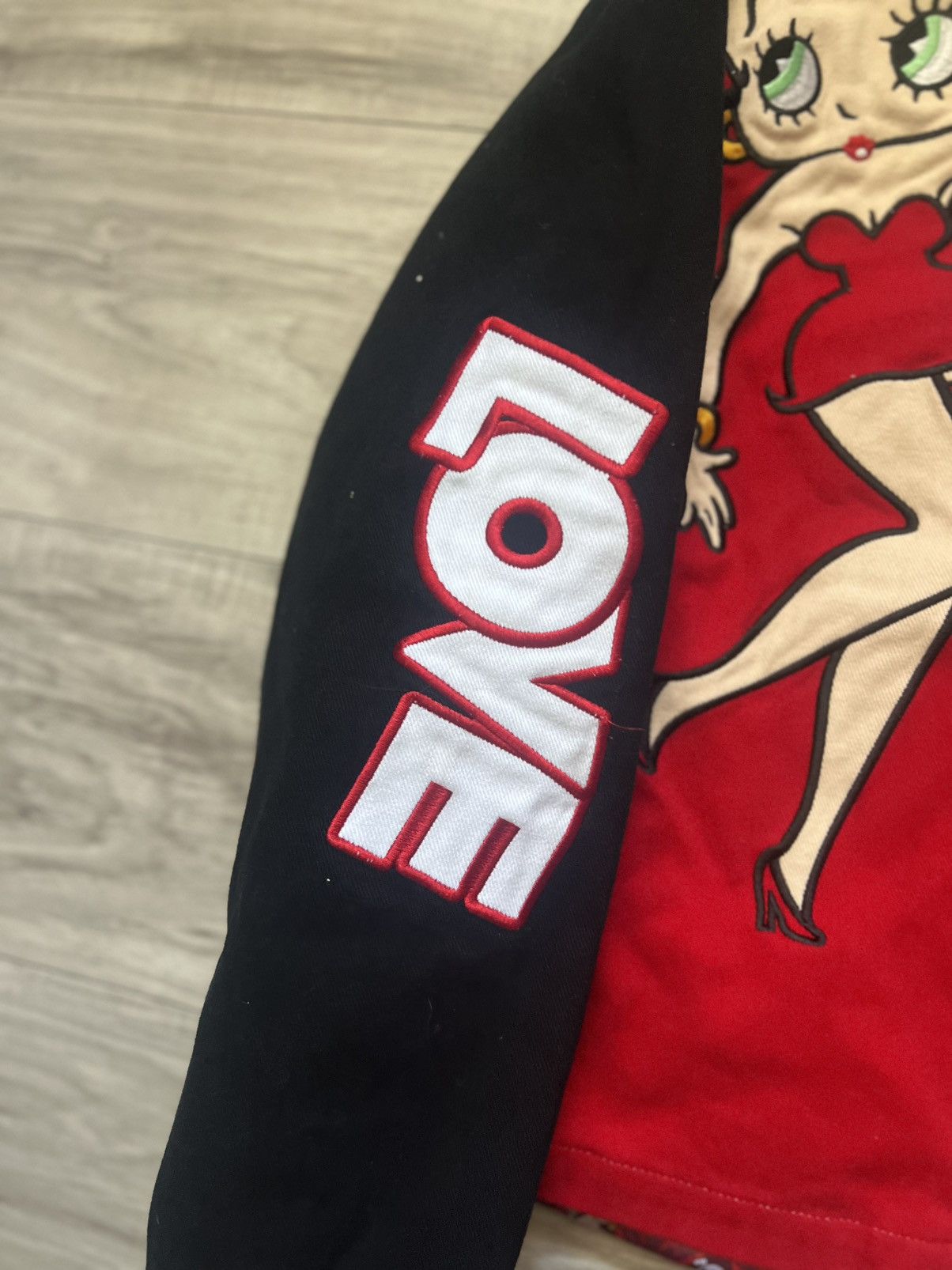 JH Design Betty Boop XOXO Jacket - Red -