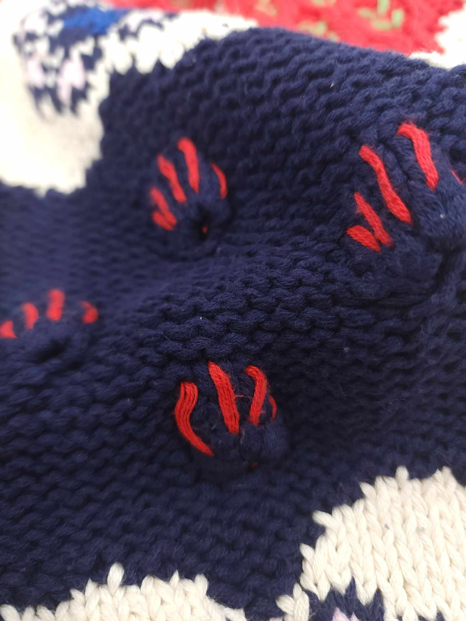 Other Vintage Fox Hound Knit Sweater – Heavy Cotton, Size 5 (XL) Size US XL / EU 56 / 4 - 6 Thumbnail
