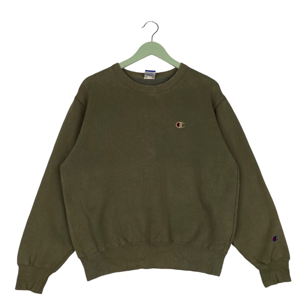 Champion × Vintage Vintage Champion Embroidered Logo Crewneck Sweatshirt Size US M / EU 48-50 / 2 - 1 Thumbnail