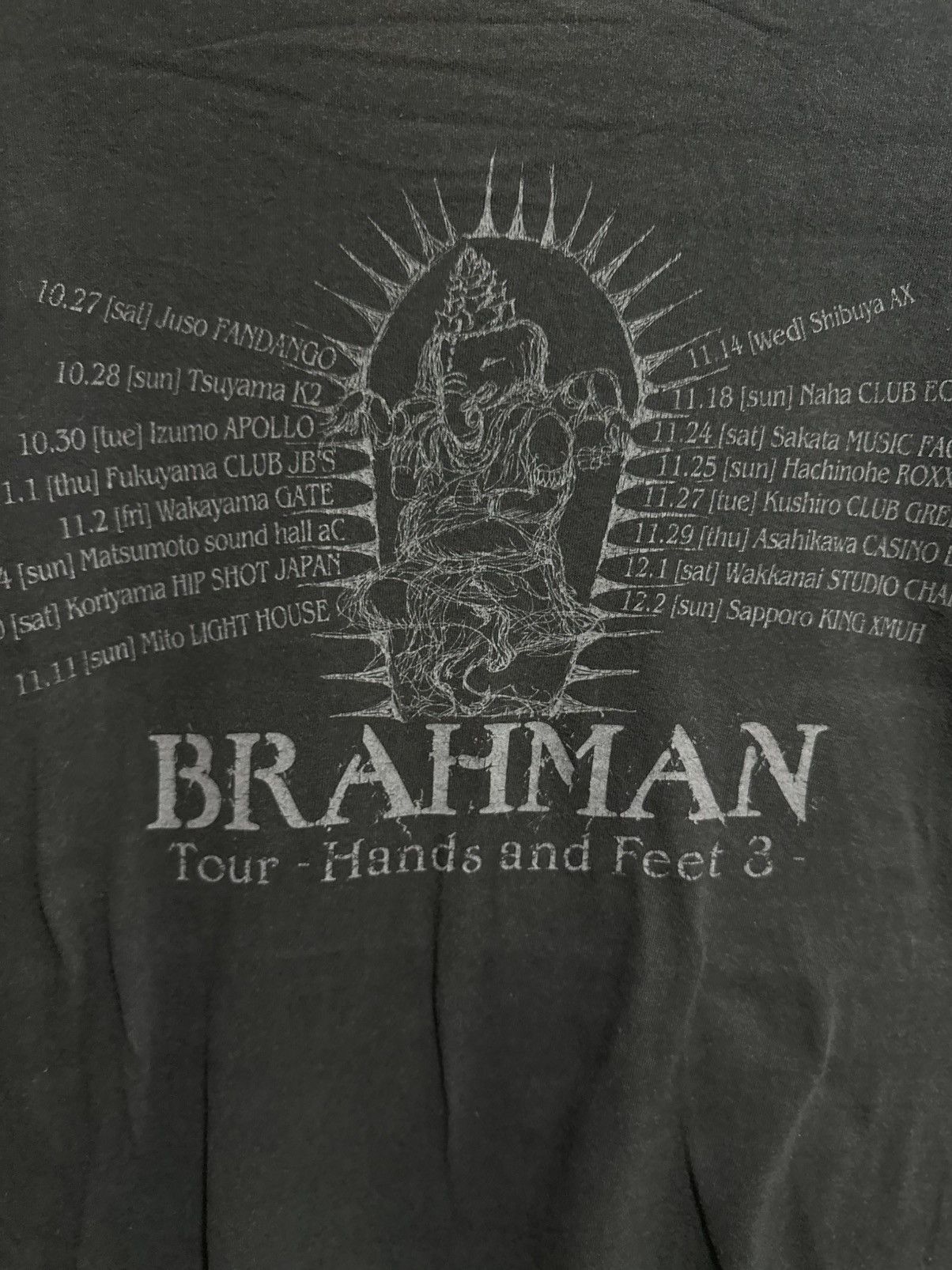 Band Tees × Vintage Brahman Tour Hand And Feet 3 Tee Size US L / EU 52-54 / 3 - 2 Thumbnail