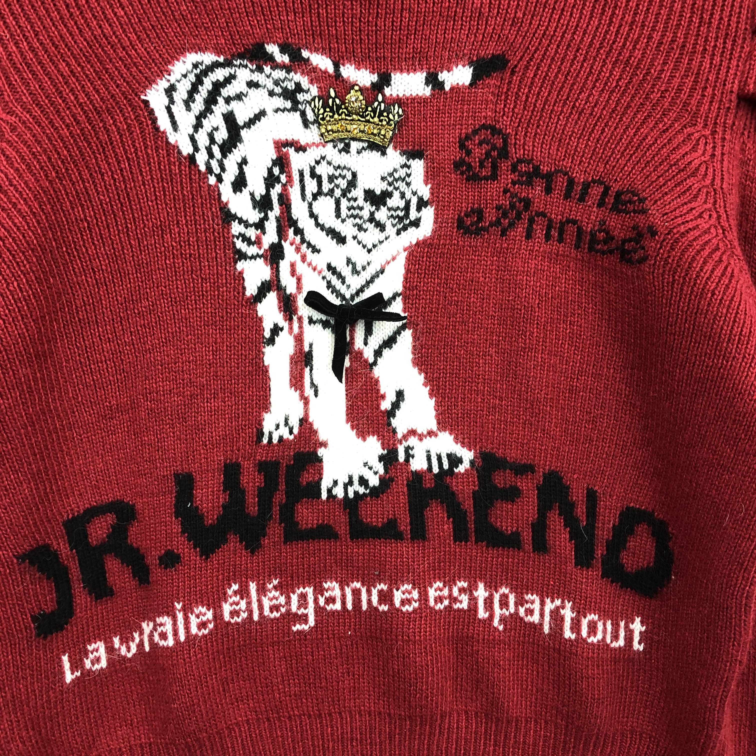 Homespun Knitwear × Vintage Vintage Japanese Tiger Sukajan Knotwear Sweater Sweatshirt Size M / US 6-8 / IT 42-44 - 3 Thumbnail