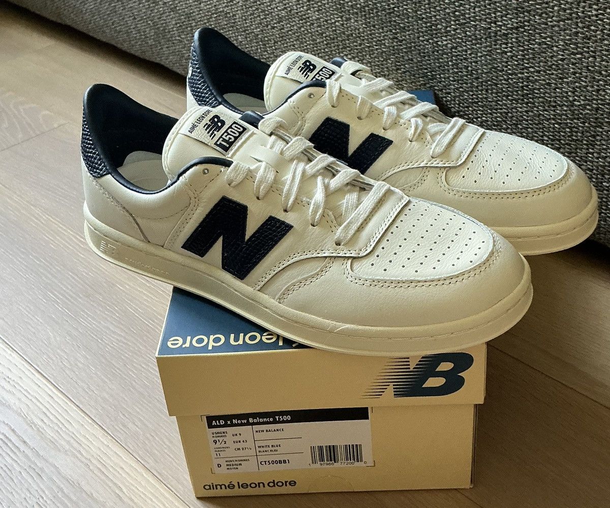 ALD New Balance T500 Tennis Oxfords Navy Size