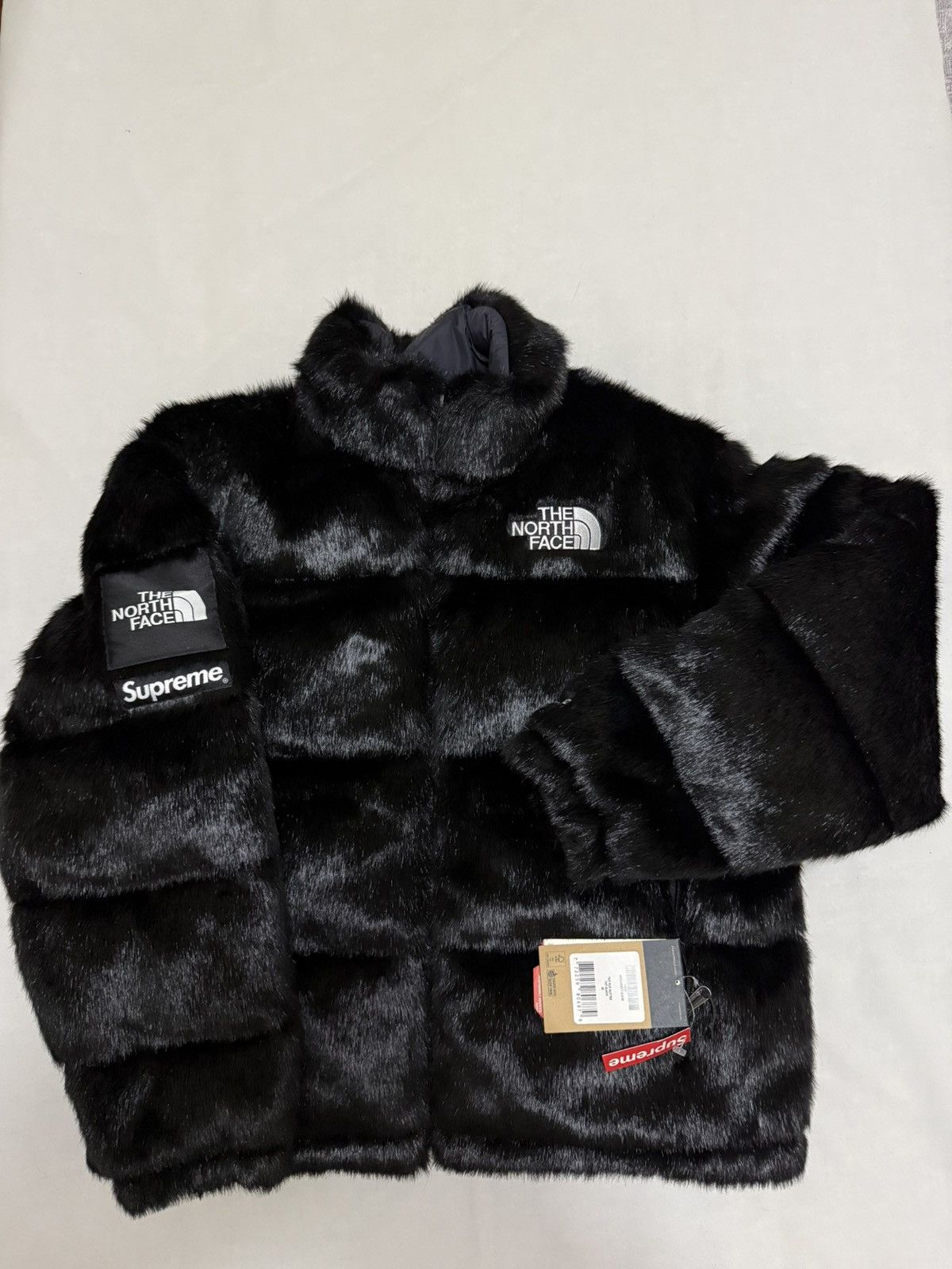 Supreme North Face Faux Fur Nuptse Jacket | Grailed