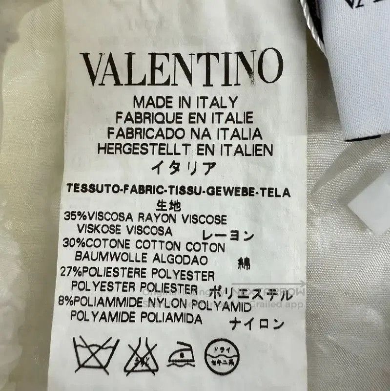 Valentino Valentino White Silk Midi Skirt . Size 28" / US 6 / IT 42 - 4 Thumbnail