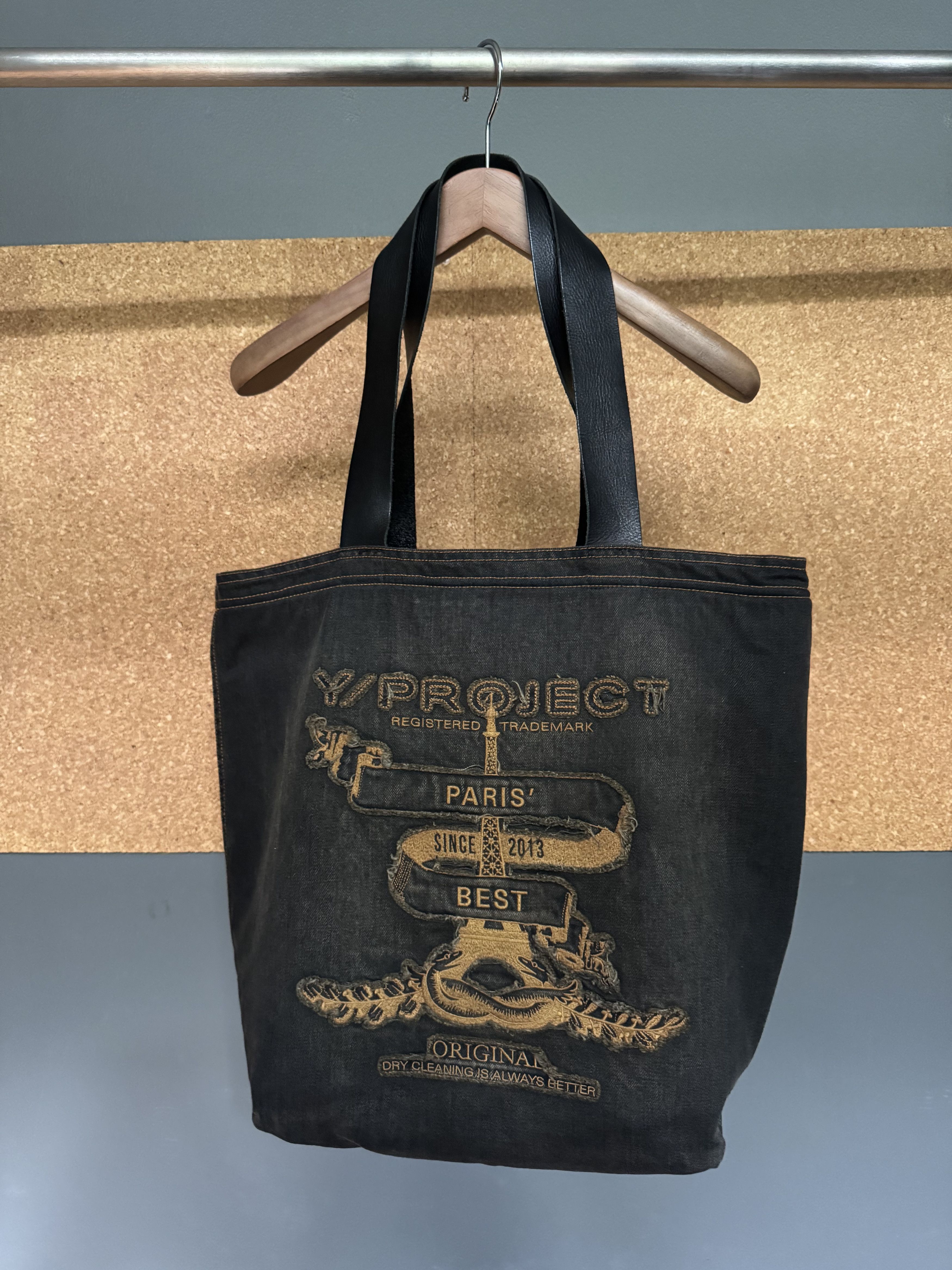 Y/Project Denim Tote Bag Size ONE SIZE - 1 Thumbnail