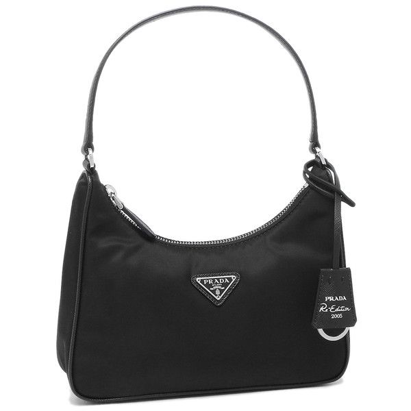 Prada Shoulder Bag Reedition Renylon Mini Bag Triangle Logo Black