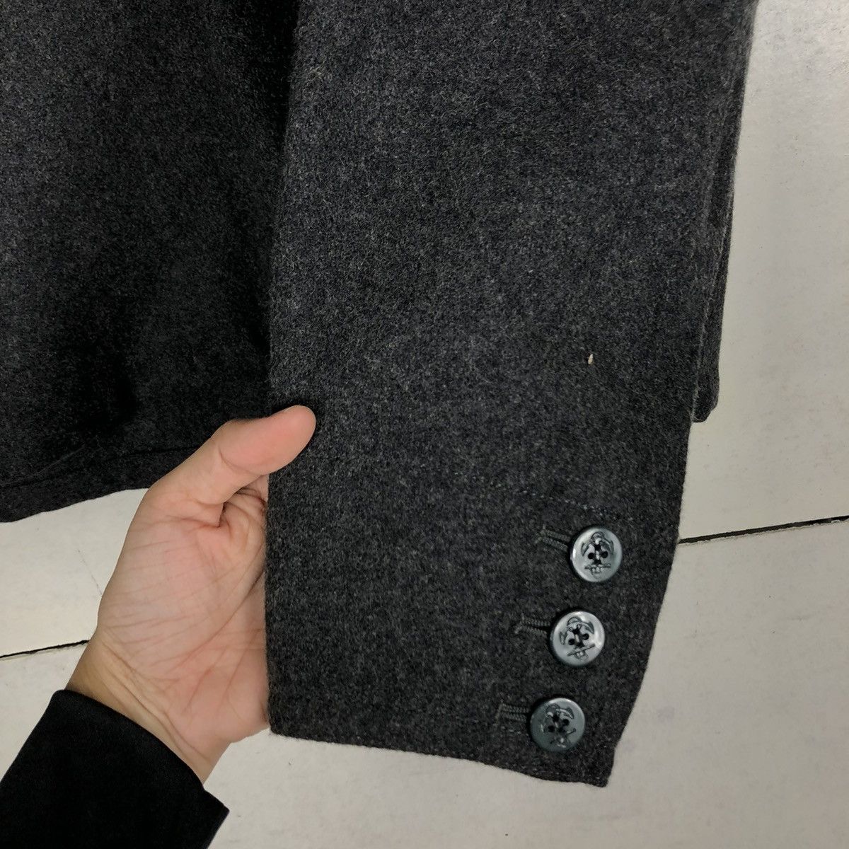 Bape 🔥VINTAGE BAPE NAVY ( NAVAL ACTION TEAM ) JACKET WOOL Size US M / EU 48-50 / 2 - 15 Thumbnail