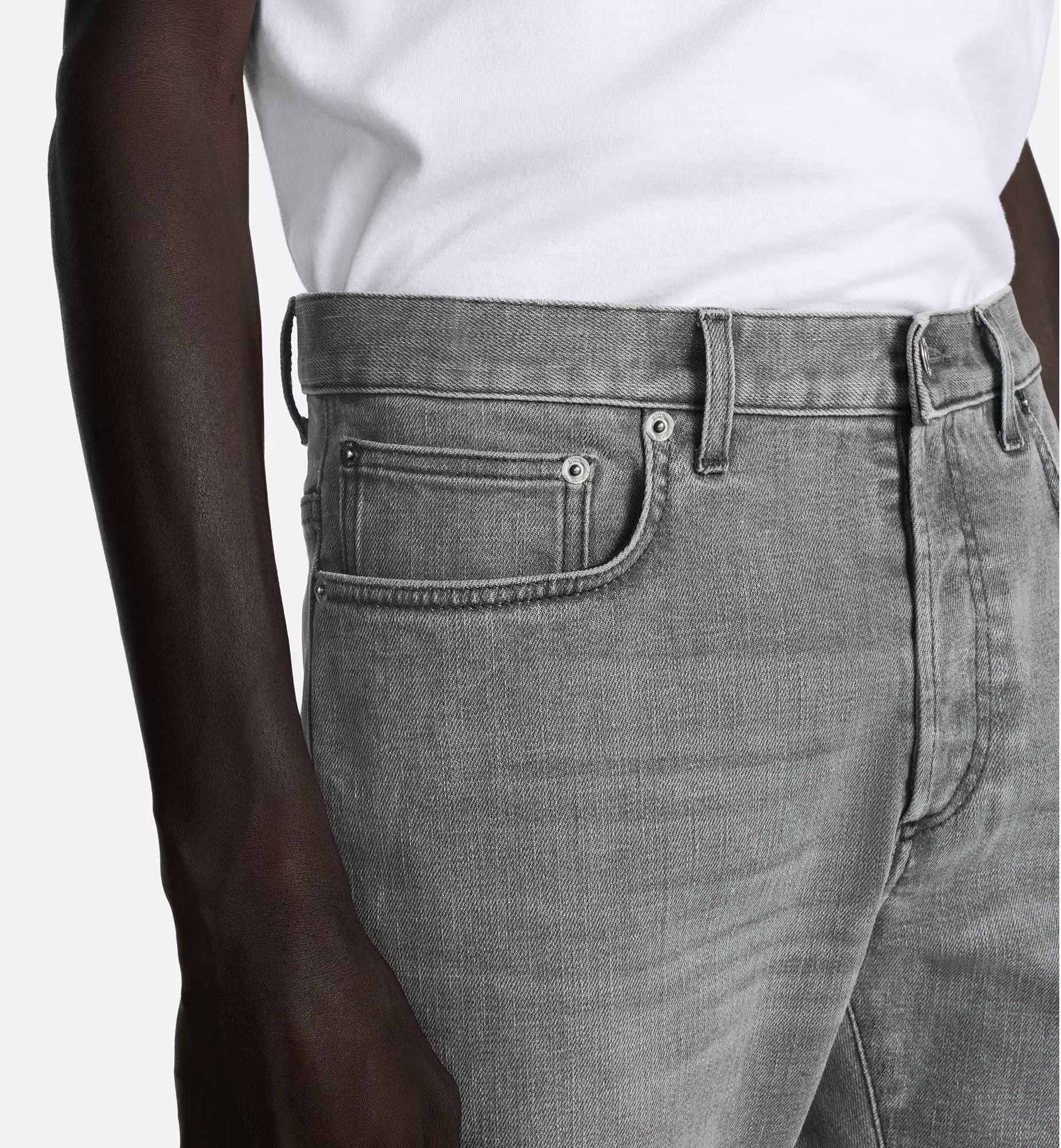 o1w1db10324 Slim Fit Jeans in Gray