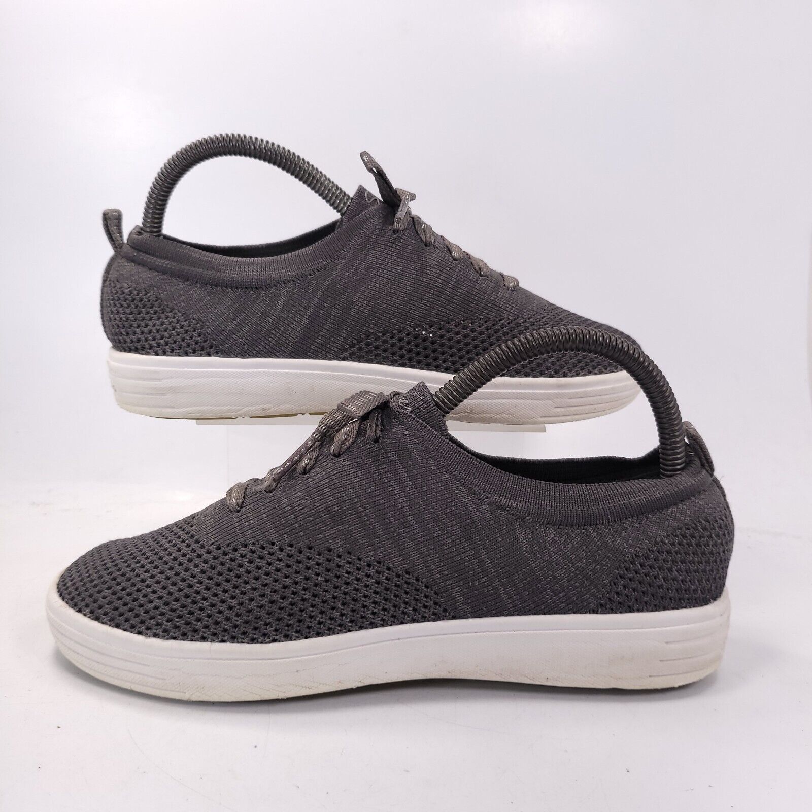SKECHERS Skechers Just a Lil Knit Shoe Womens Size 7 49563 Gray White Size US 7 / IT 37 - 5 Thumbnail