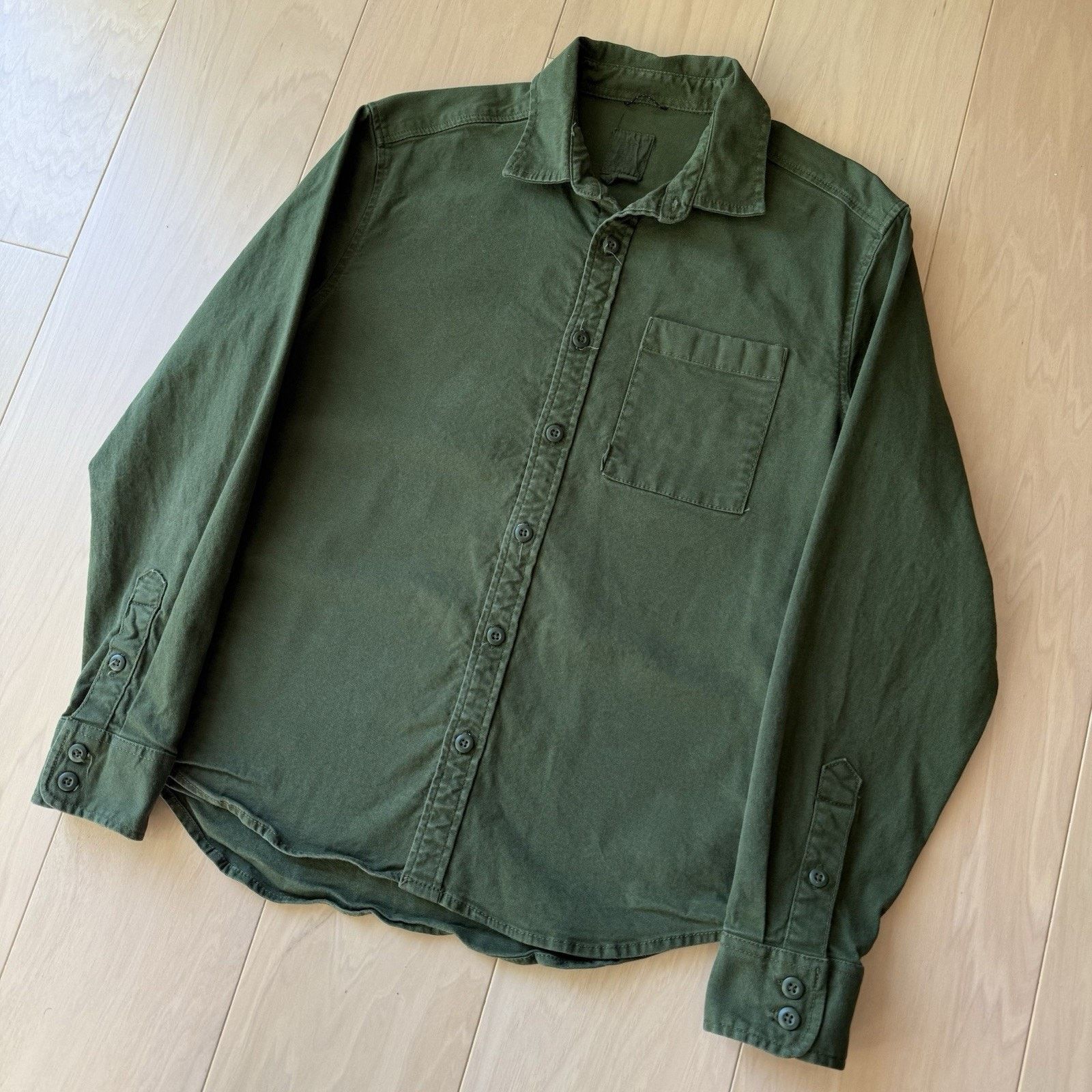 Topo Designs Topo Designs Shirt Medium Green Cotton Button Up Long Sleeve Size US M / EU 48-50 / 2 - 9 Thumbnail