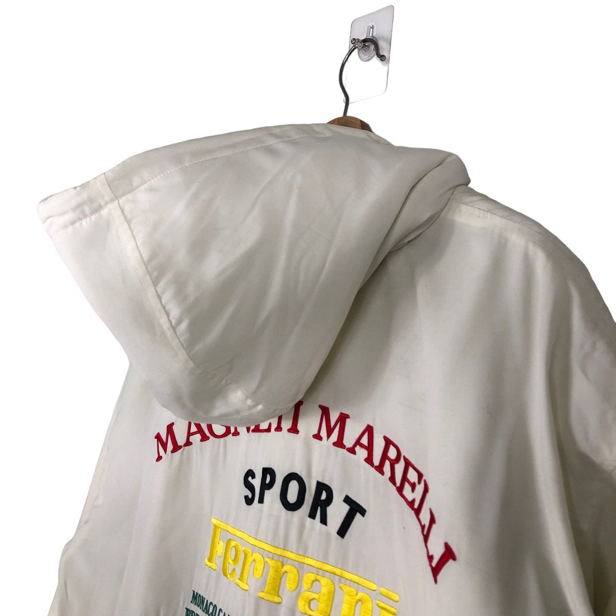 Japanese Brand 🔥Long Jacket Coach Hoodie Big Logo Magneti Marelli Ferrari Size US L / EU 52-54 / 3 - 9 Thumbnail