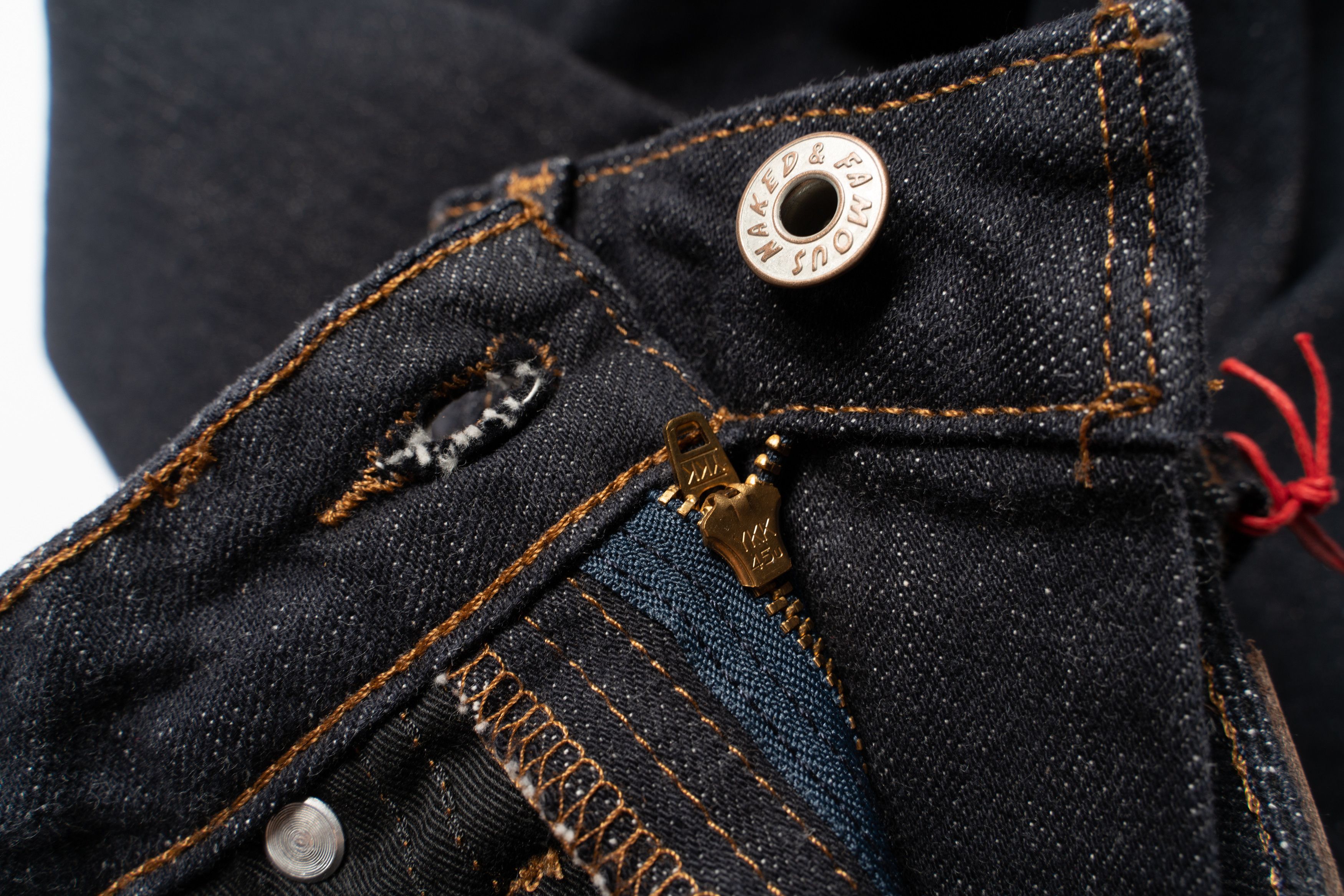 Naked & Famous 🔴NAKED & FAMOUS Forever Blue Selvedge Denim Jeans Women's Size 26" / US 2 / IT 38 - 6 Thumbnail