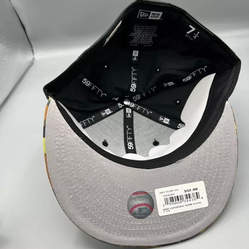 New Era Los Angeles LA Dodgers Hat Men 7 1/4 59Fifty New Era Fitted Size ONE SIZE - 4 Thumbnail