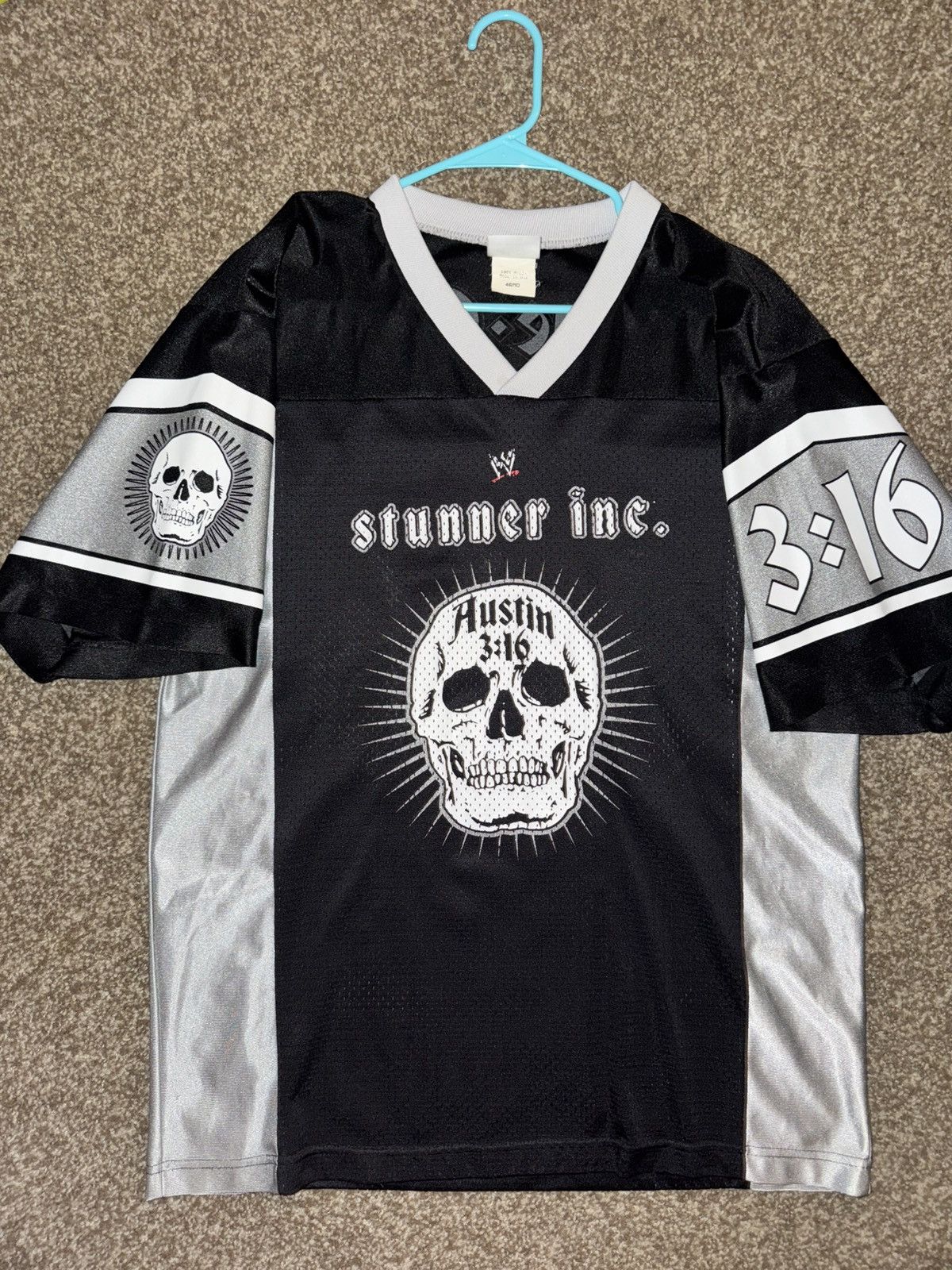WWE RARE 2003 Stone Cold Steve Austin WWE WWF Jersey Size US M / EU 48-50 / 2 - 2 Thumbnail