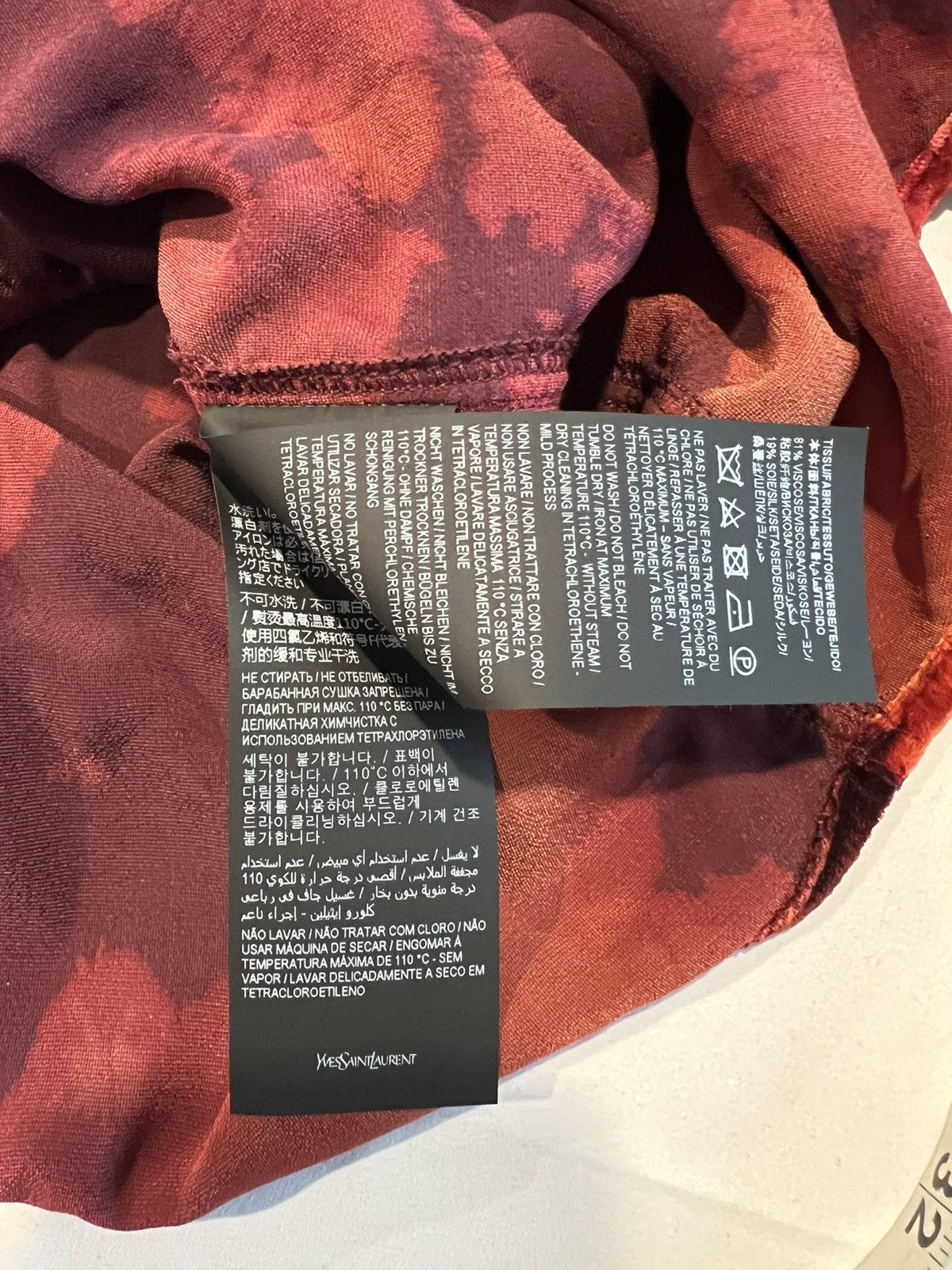 Saint Laurent Paris Saint Laurent men’s Devore velvet shirt. XL. $1350 Size US XL / EU 56 / 4 - 12 Thumbnail