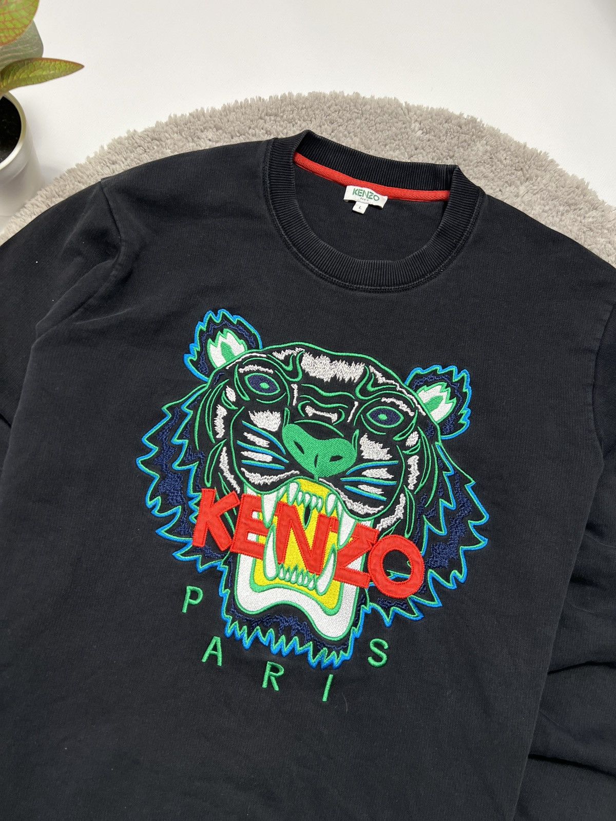 Kenzo Kenzo Sweatshirt Y2K Style Tiger Logo Size US L / EU 52-54 / 3 - 3 Thumbnail
