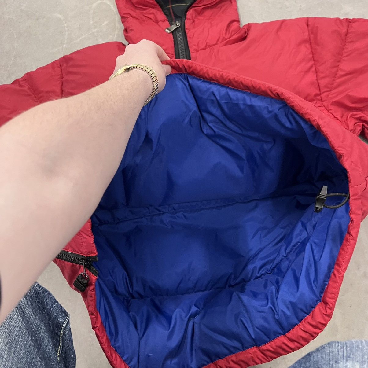 Tommy Hilfiger × Vintage Red Tommy Hilfiger Puffer Hoodie Zip Up Rare hoodie style L Size US L / EU 52-54 / 3 - 7 Thumbnail
