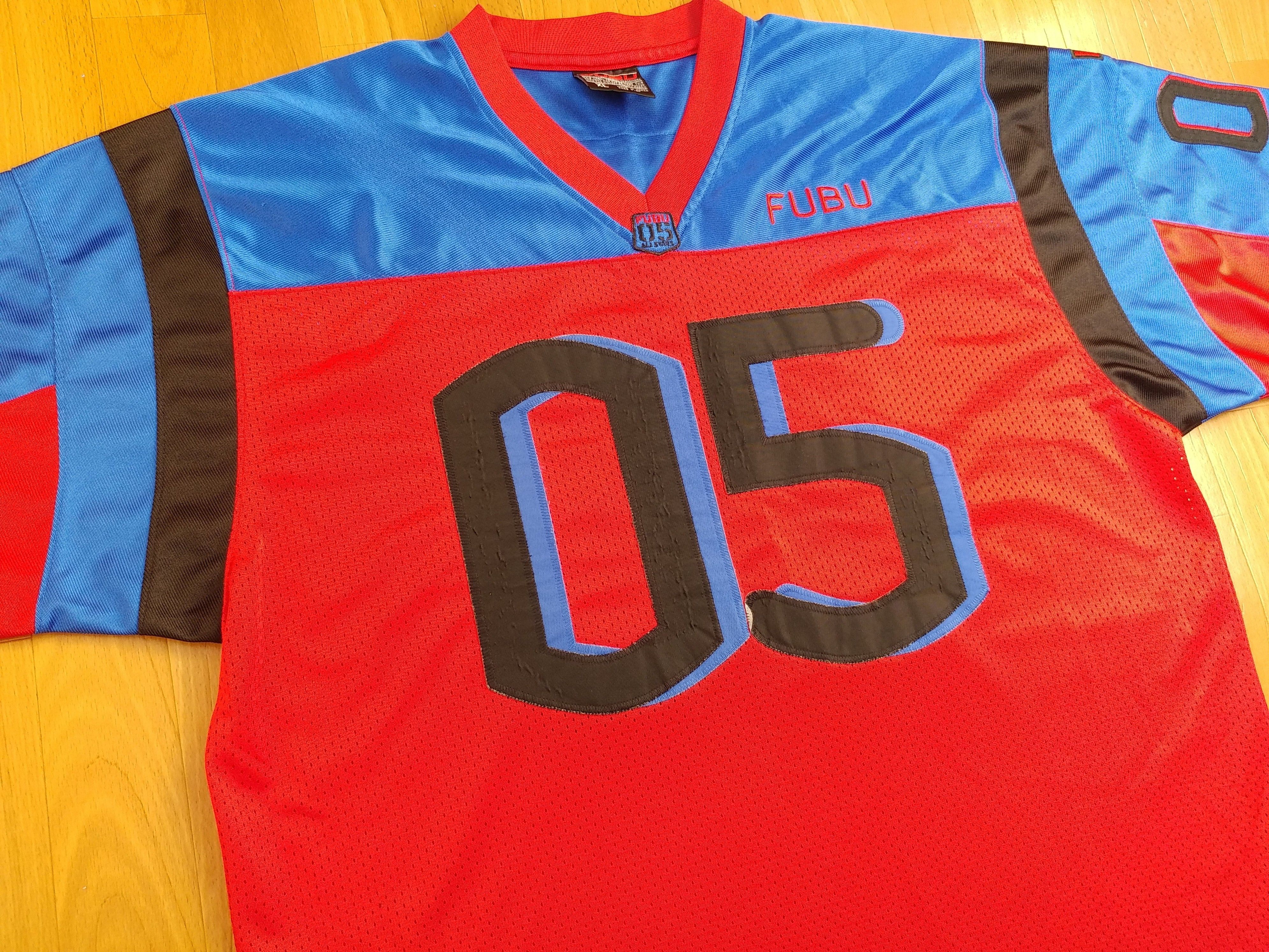 Fubu FUBU jersey, red, Fubu 05, vintage hip hop t-shirt, 90s XL Size US XL / EU 56 / 4 - 11 Thumbnail